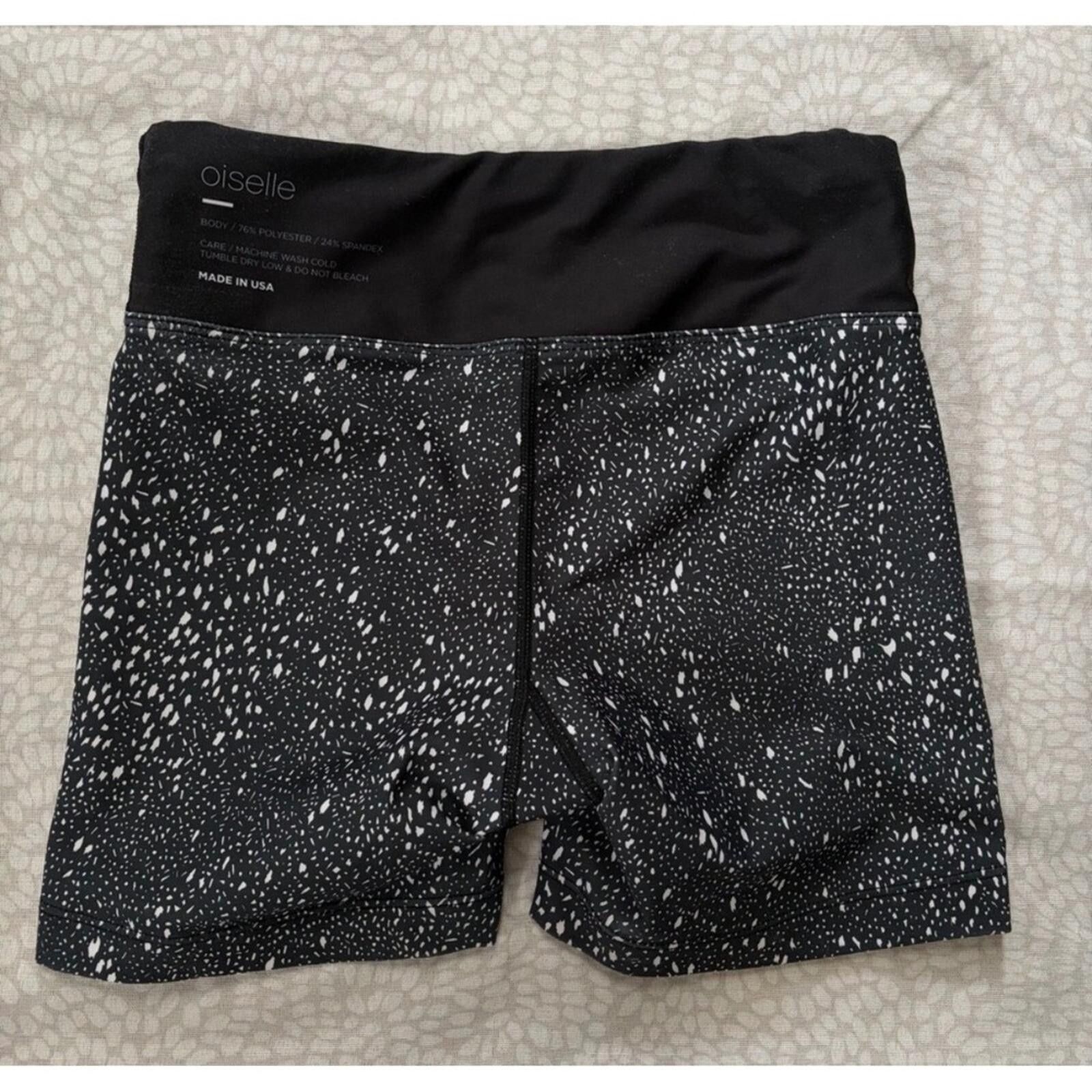 Other Oiselle Stride Running Shorts Small Black White Compression Size 28" / US 6 / IT 42 - 4 Thumbnail