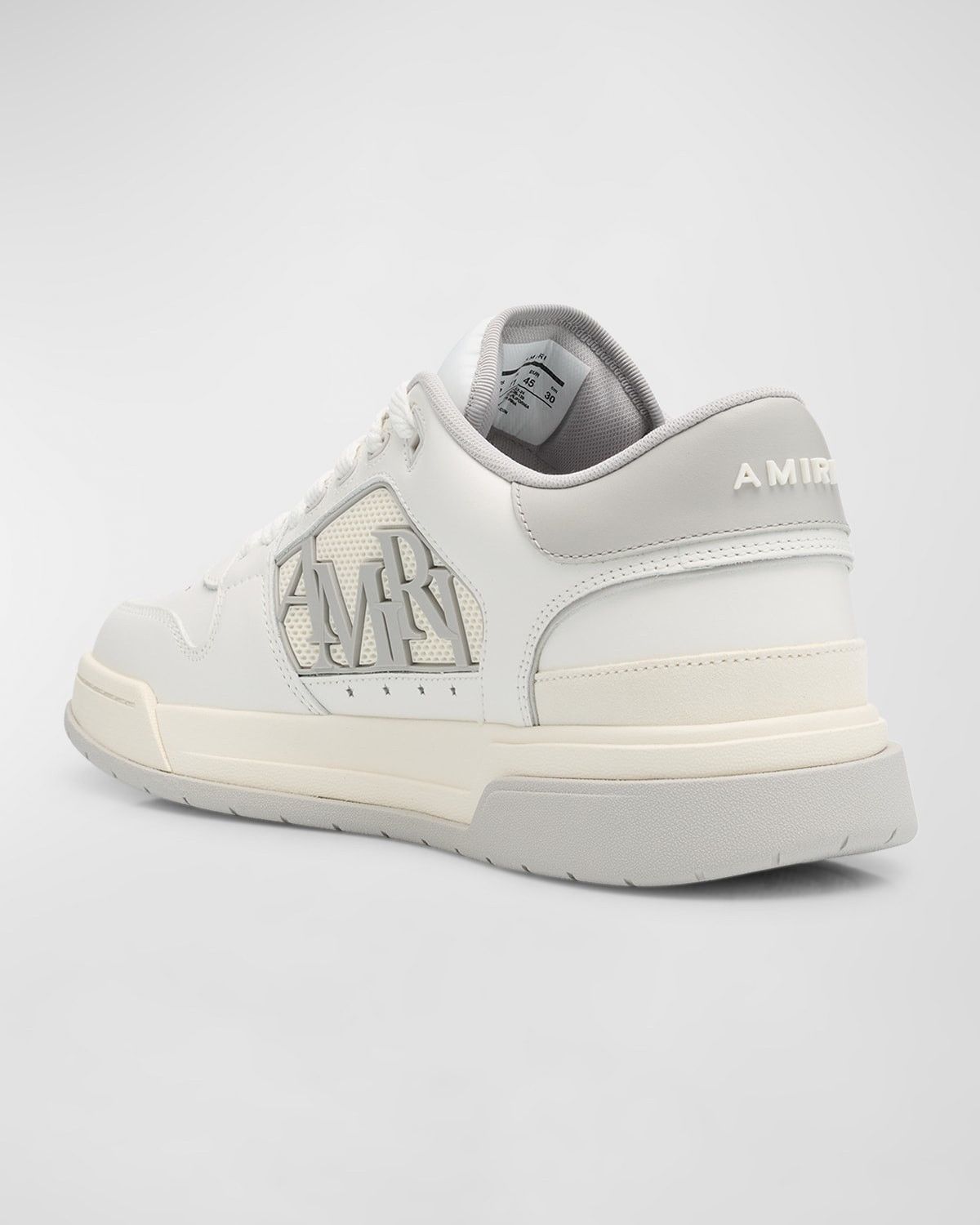 Amiri o1s1wg110425 Classic Low-Top Sneakers in White/Grey Size US 12 / EU 45 - 7 Thumbnail