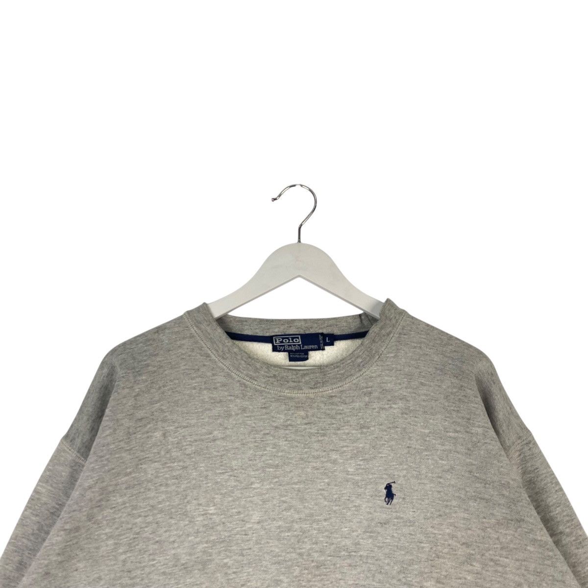 Polo Ralph Lauren Vintage Ralph Lauren Polo Gray Pullover Jumper Size L Size US L / EU 52-54 / 3 - 4 Thumbnail