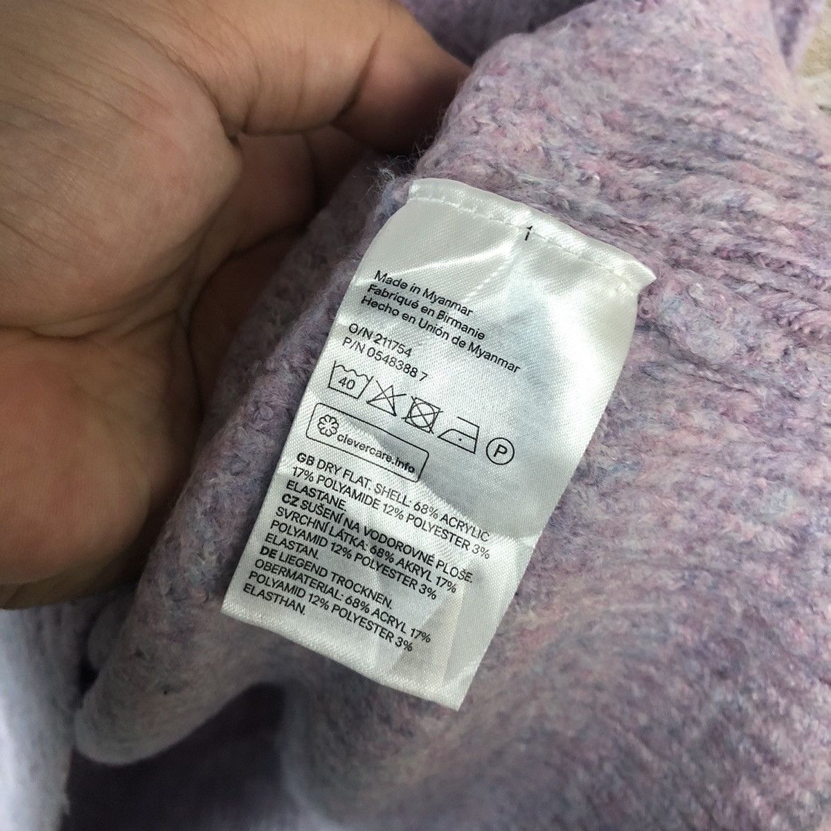 Homespun Knitwear × Japanese Brand Basic Pink Knitwear #A774 Size M / US 6-8 / IT 42-44 - 11 Thumbnail