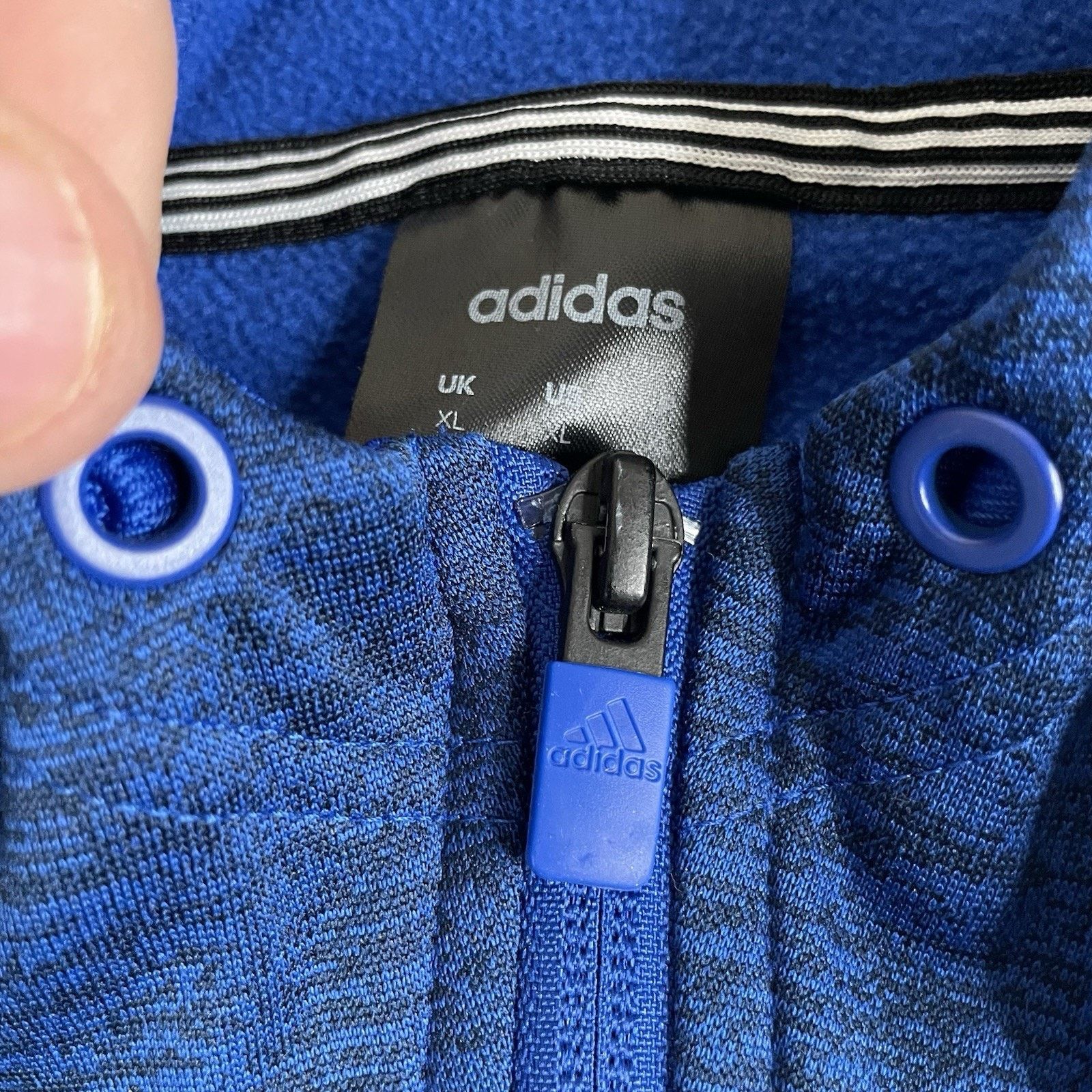 Adidas Adidas Jacket Men's Full Zip Hoodie Size XL Size US XL / EU 56 / 4 - 4 Thumbnail
