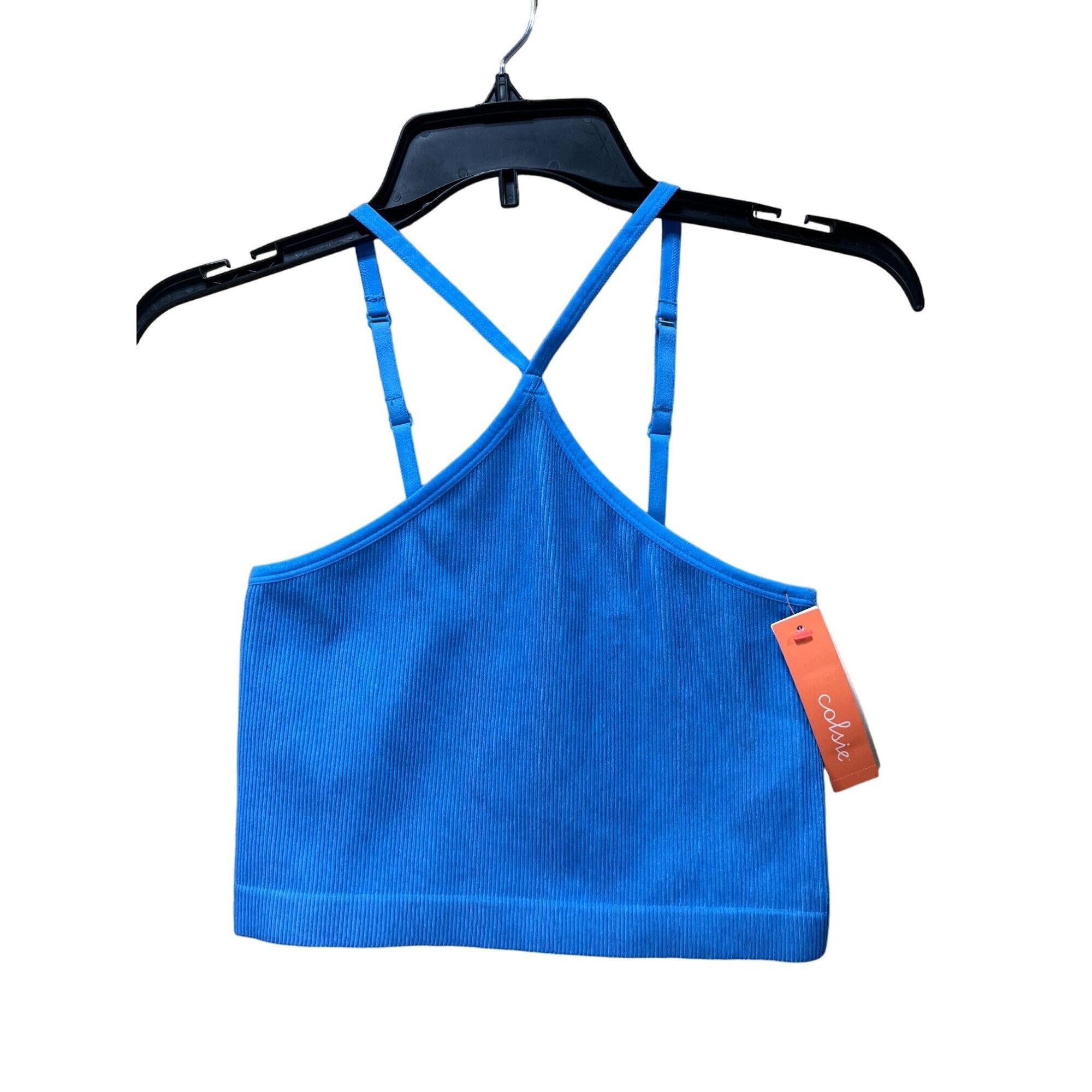 Other Colsie - Women's tank top Square Back Seamless Ribbed Halter Size L / US 10 / IT 46 - 3 Thumbnail