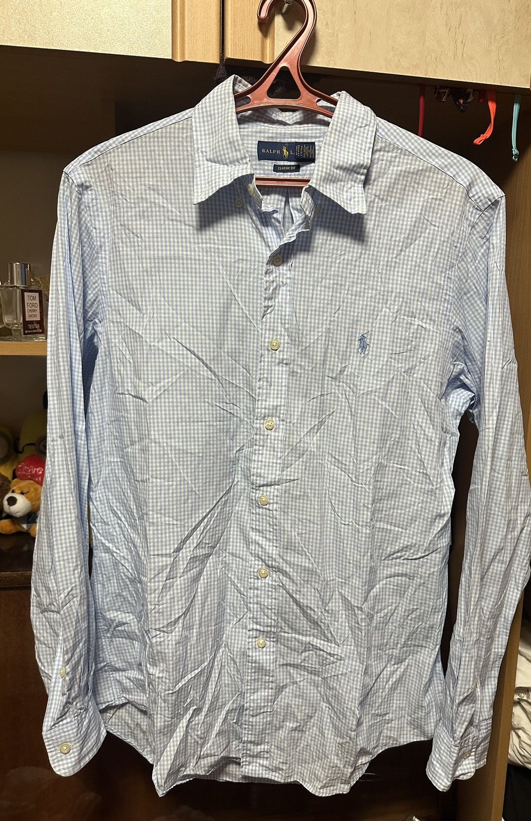Polo Ralph Lauren Polo Ralph Lauren Blue and White Shirt Button Ups Size US M / EU 48-50 / 2 - 1 Thumbnail