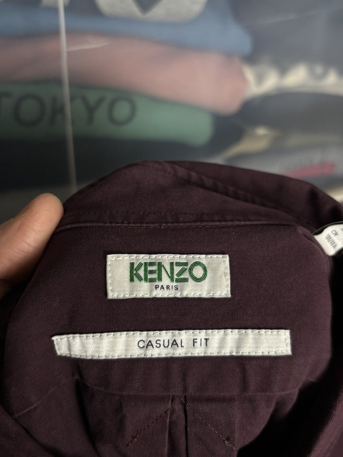 Kenzo Kenzo Tiger Logo Button Up Shirt Size US L / EU 52-54 / 3 - 8 Thumbnail