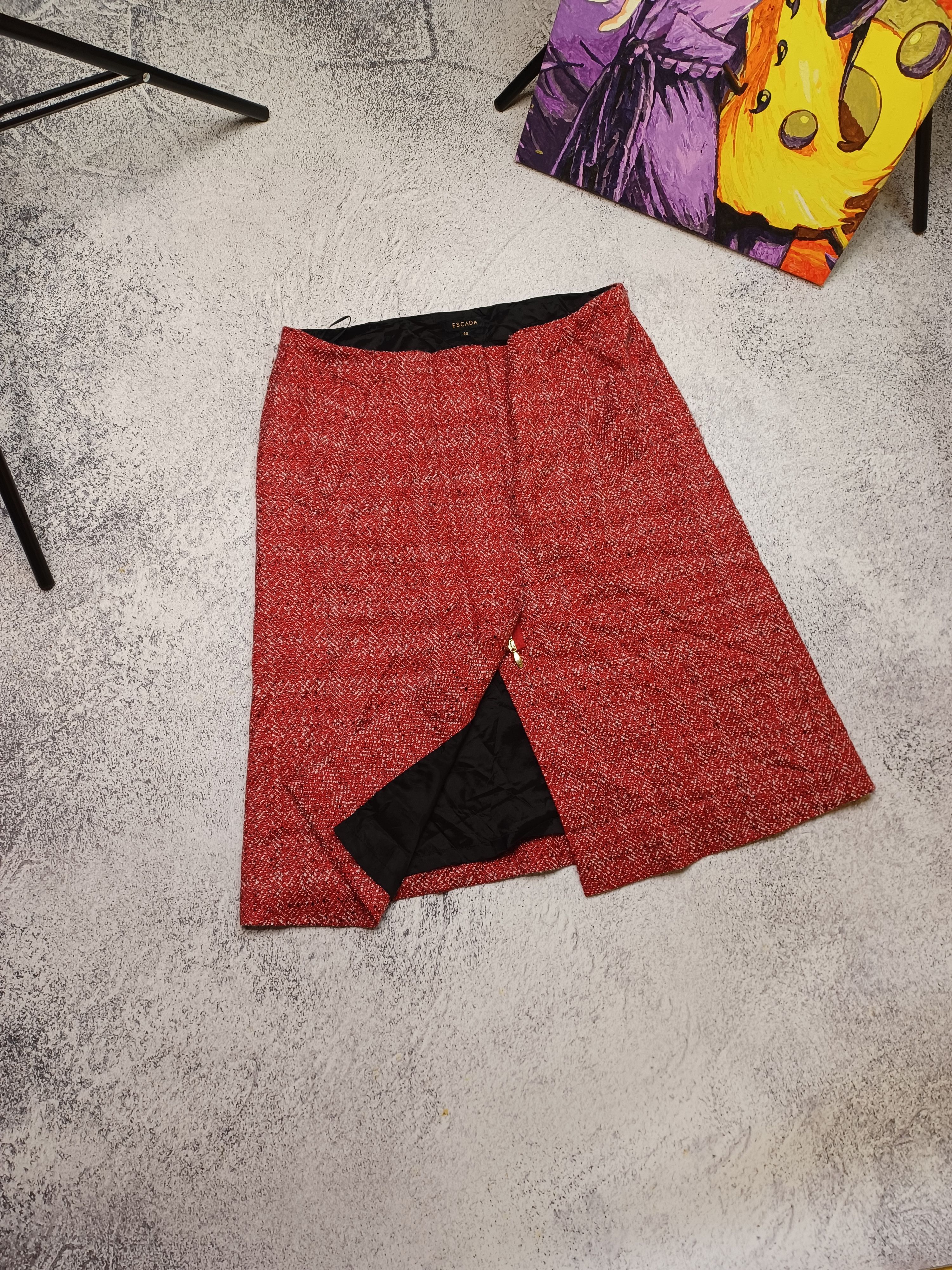 Escada × Vintage Vintage Escada Skirt – Size EU 40 Size 30" / US 8 / IT 44 - 1 Thumbnail