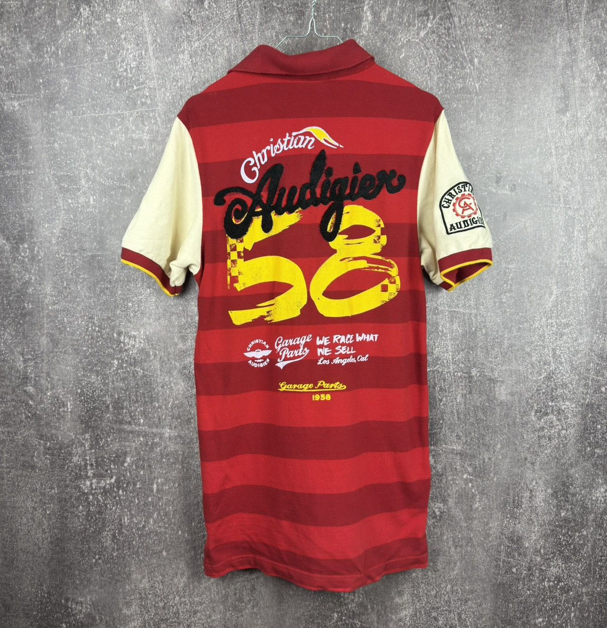 Christian Audigier Y2K vintage Christian Audigier garage parts polo shirt Size US M / EU 48-50 / 2 - 1 Thumbnail