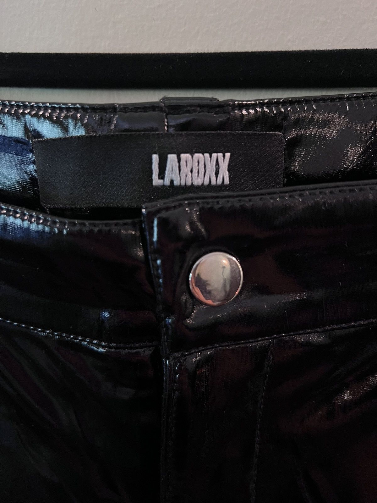L.A. Roxx L.A. Roxx Patent Leather pants Size 34 Size US 34 / EU 50 - 3 Thumbnail