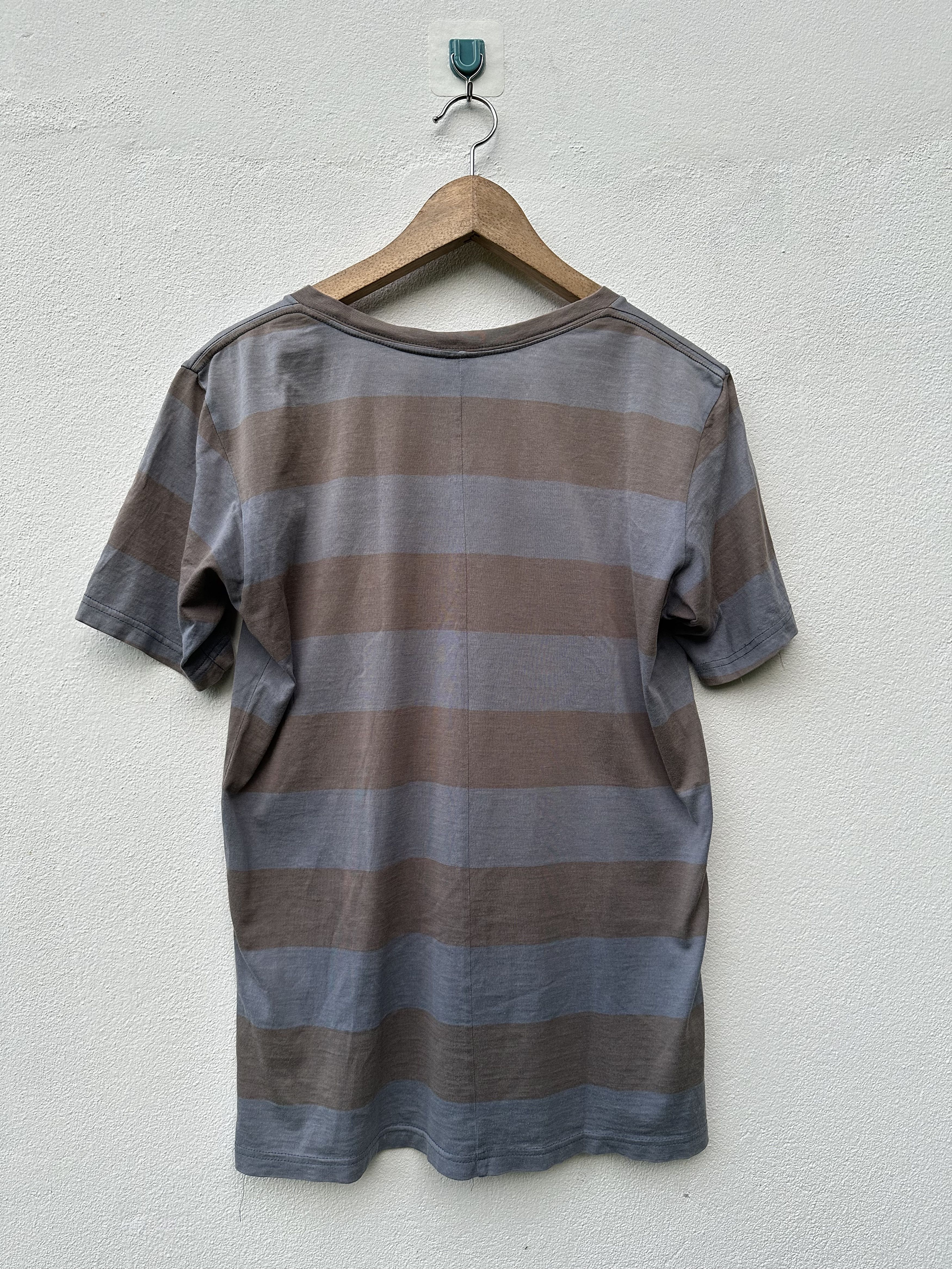 Kazuyuki Kumagai Attachment Japanese Brand Attachment Stripe Tee Size US M / EU 48-50 / 2 - 2 Thumbnail