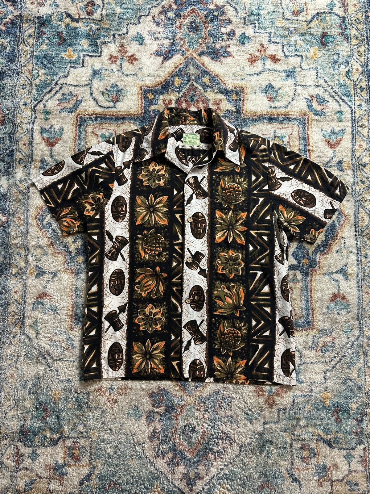 Vintage Vintage 1980s Ui-Maikai Hawaiian Button-up Shirt Large Size US L / EU 52-54 / 3 - 1 Thumbnail