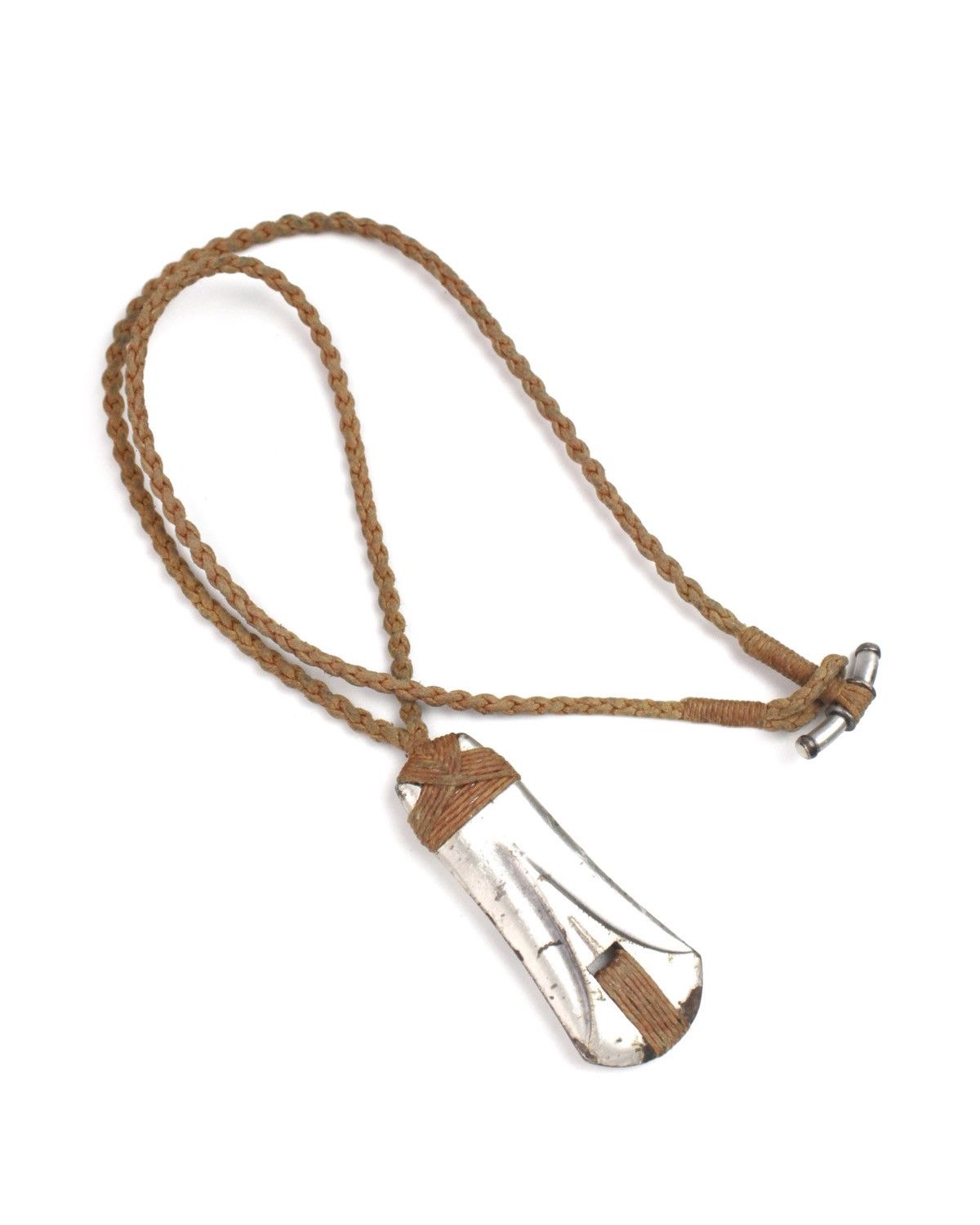 If Six Was Nine 2000S BICO TOKI MANA MAORI TRIBAL PEWTER PENDANT NECKLACE Size ONE SIZE - 2 Thumbnail