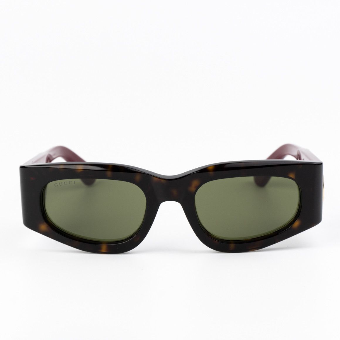 Gucci NEW Gucci GG1664S 002 Rectangle Unisex Sunglasses Size ONE SIZE - 3 Thumbnail