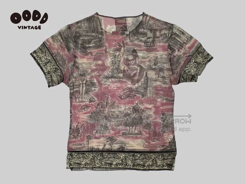 Jean Paul Gaultier Jean Paul Gaultier Patch Mesh T-Shirt Size US M / EU 48-50 / 2 - 2 Thumbnail