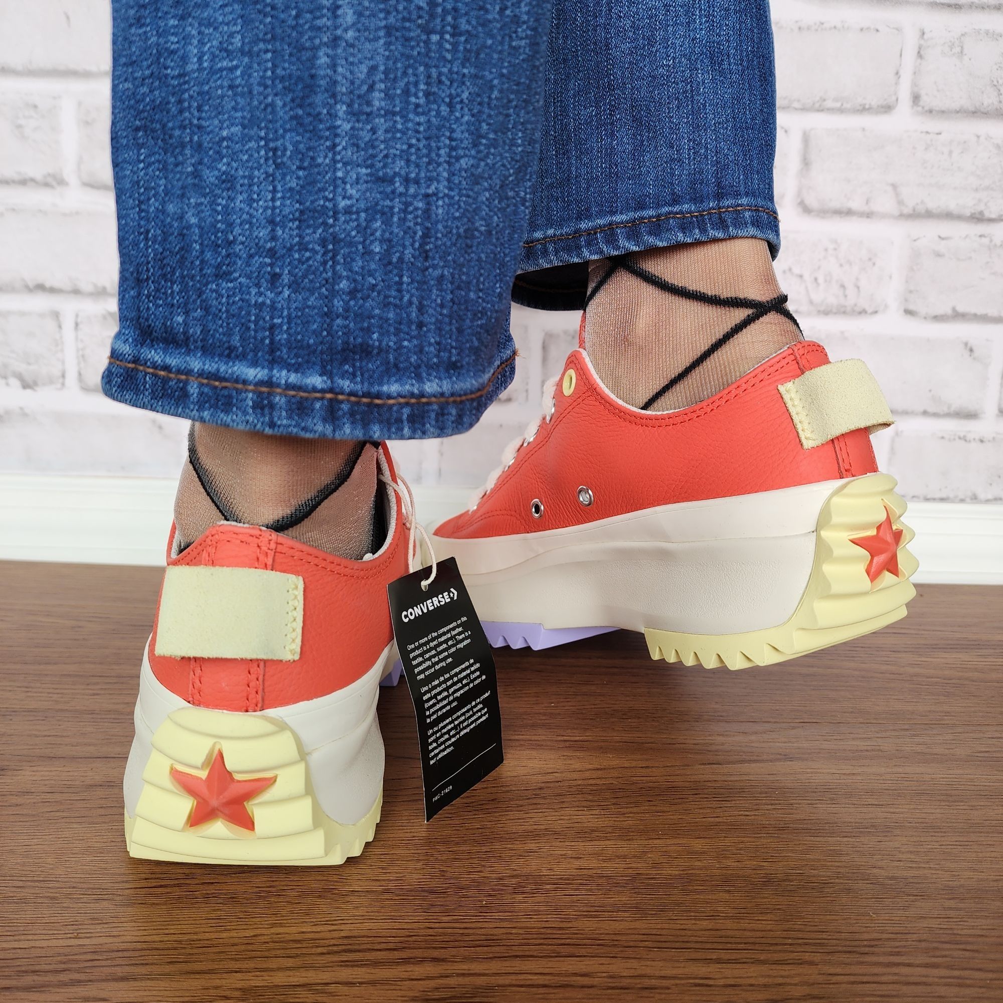 Converse ❤️Converse Run Star Hike Platform Color Pop Sz 6.5 Women's S Size US 6.5 / IT 36.5 - 3 Thumbnail