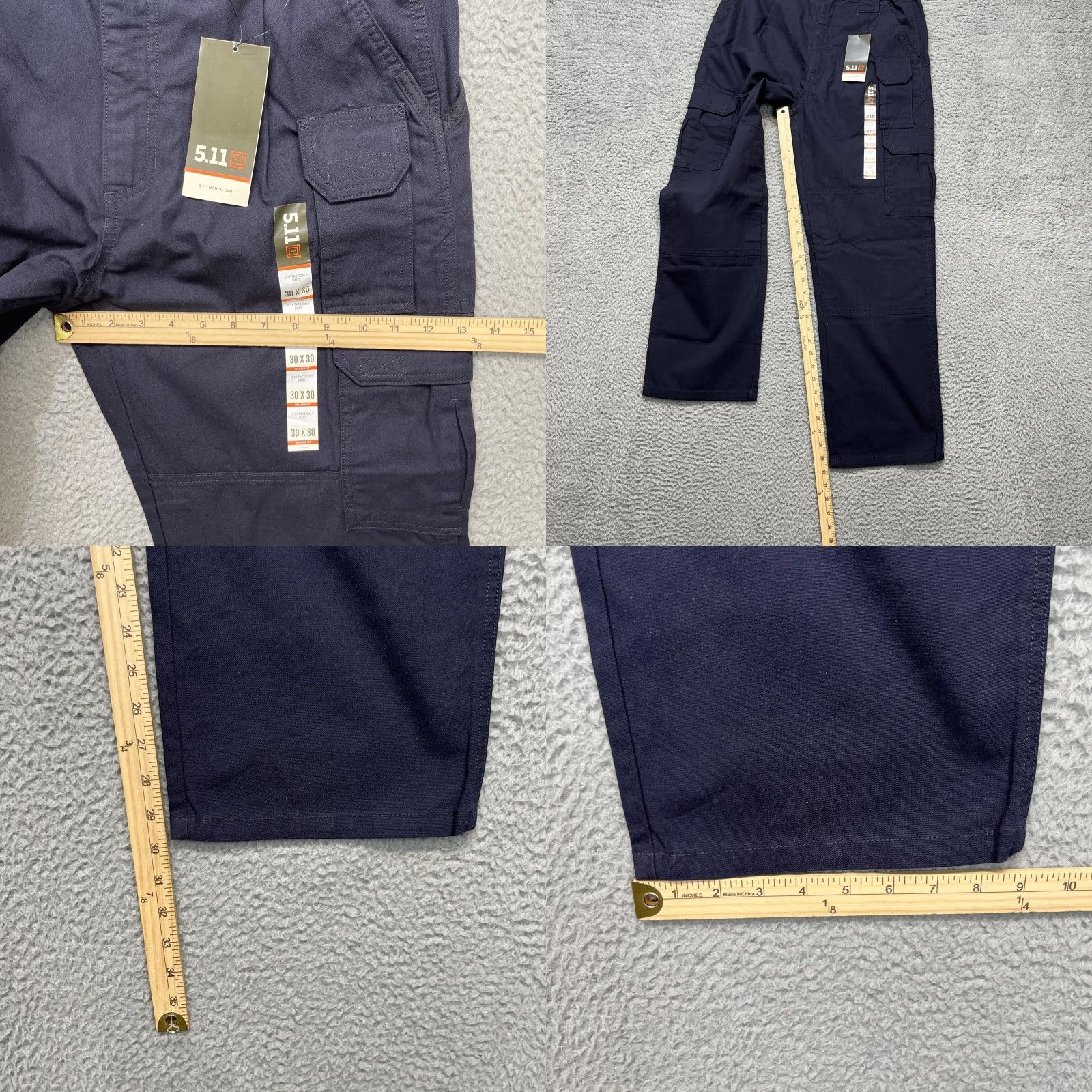 Vintage VINTAGE 5.11 Tactical Pants Mens 30x30 Fire Navy Cargo Cotton Canvas Relaxed 74251 Size US 30 / EU 46 - 8 Thumbnail