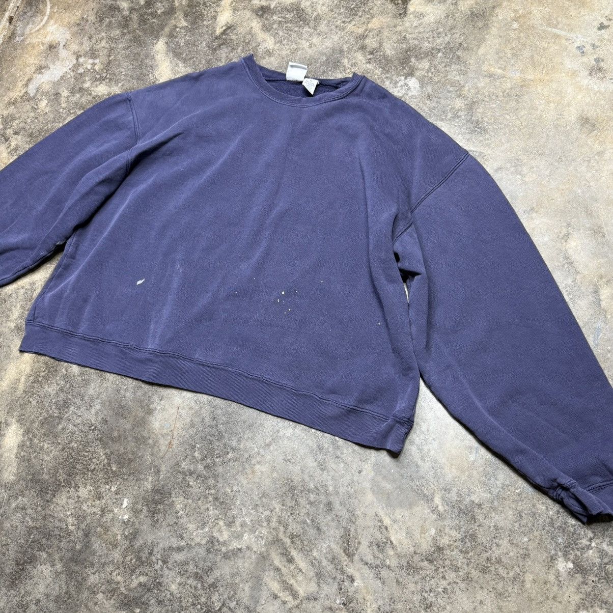 Gap vintage y2k gap navy blue baggy crop painter sweatshirt Size US M / EU 48-50 / 2 - 3 Thumbnail