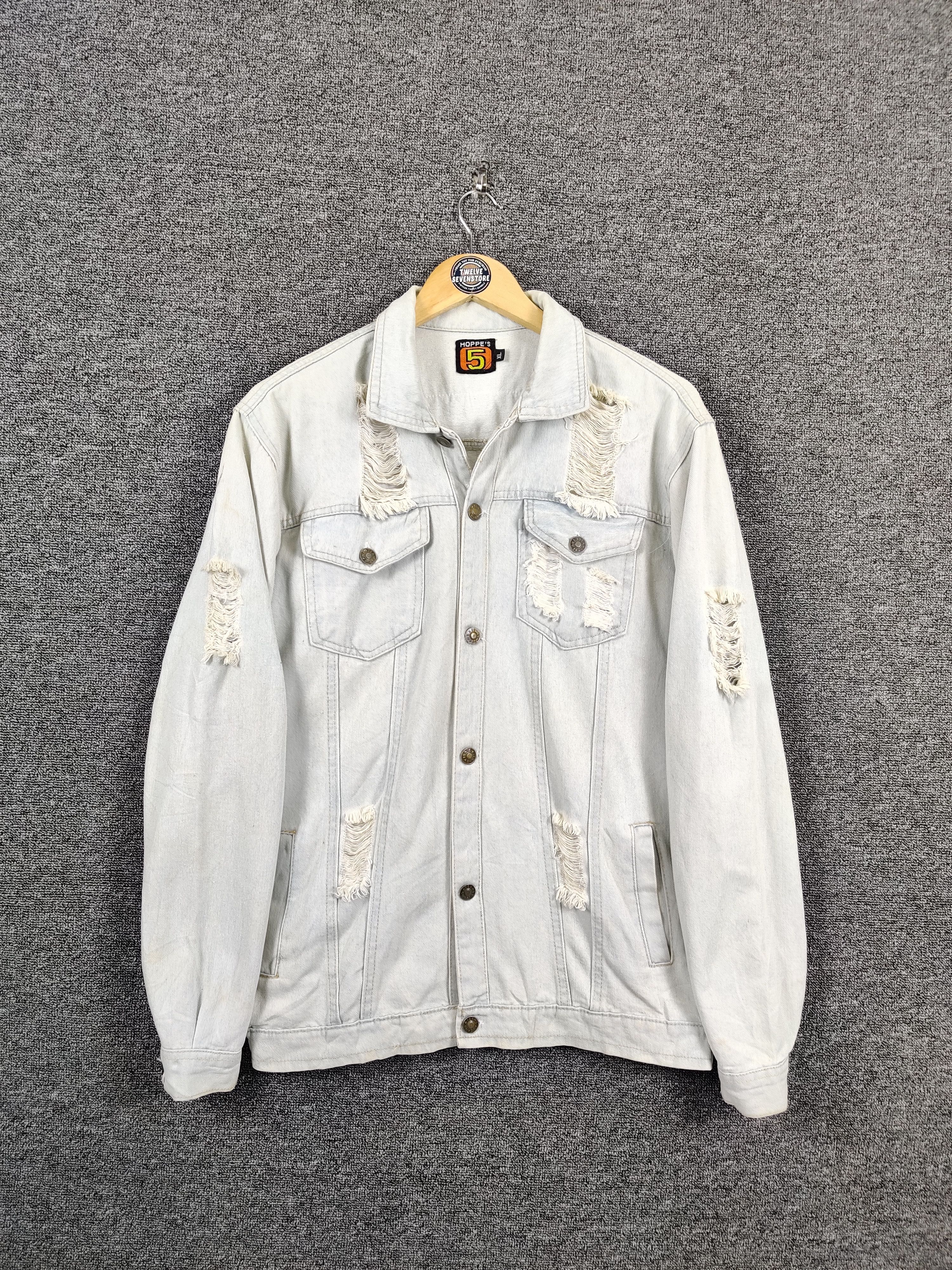 Vintage Vintage Thrashed Mettalica Distressed Denim Jacket Size US XL / EU 56 / 4 - 3 Thumbnail
