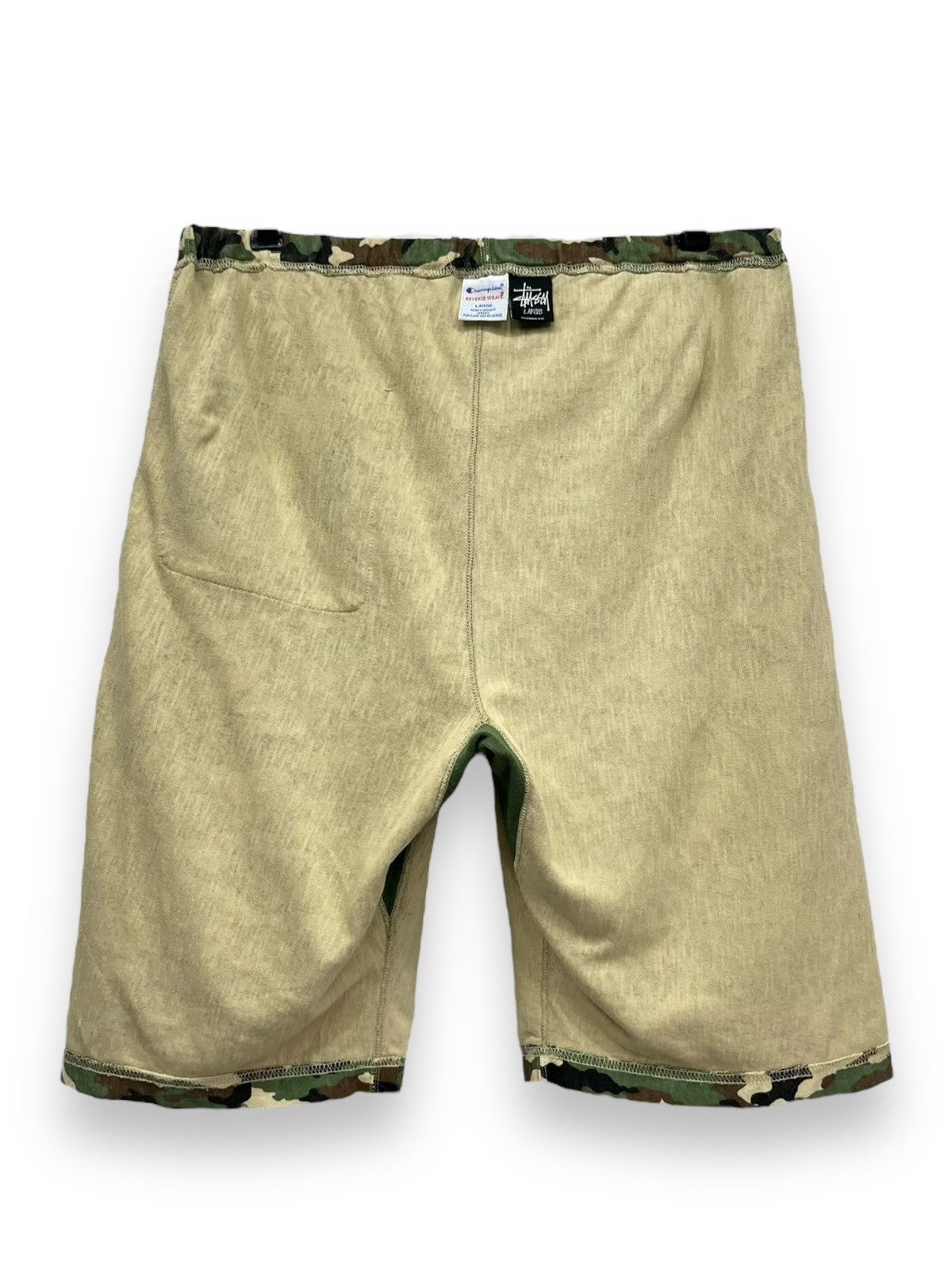Stussy 🔥STUSSY INTERNATIONAL x CHAMPION Reverse Weave Camo Shorts Size US 34 / EU 50 - 10 Thumbnail