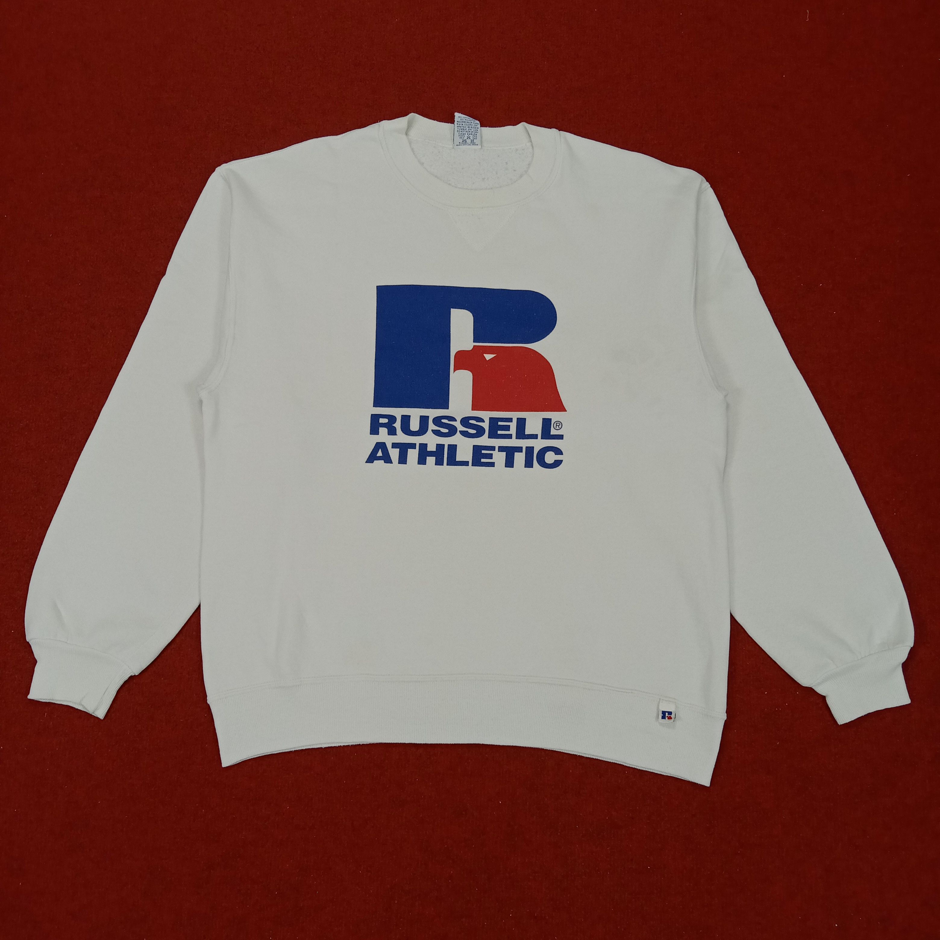 Russell Athletic × Vintage Russell Athletic Streetwear Style Vintage Sweatshirt Size US M / EU 48-50 / 2 - 1 Thumbnail