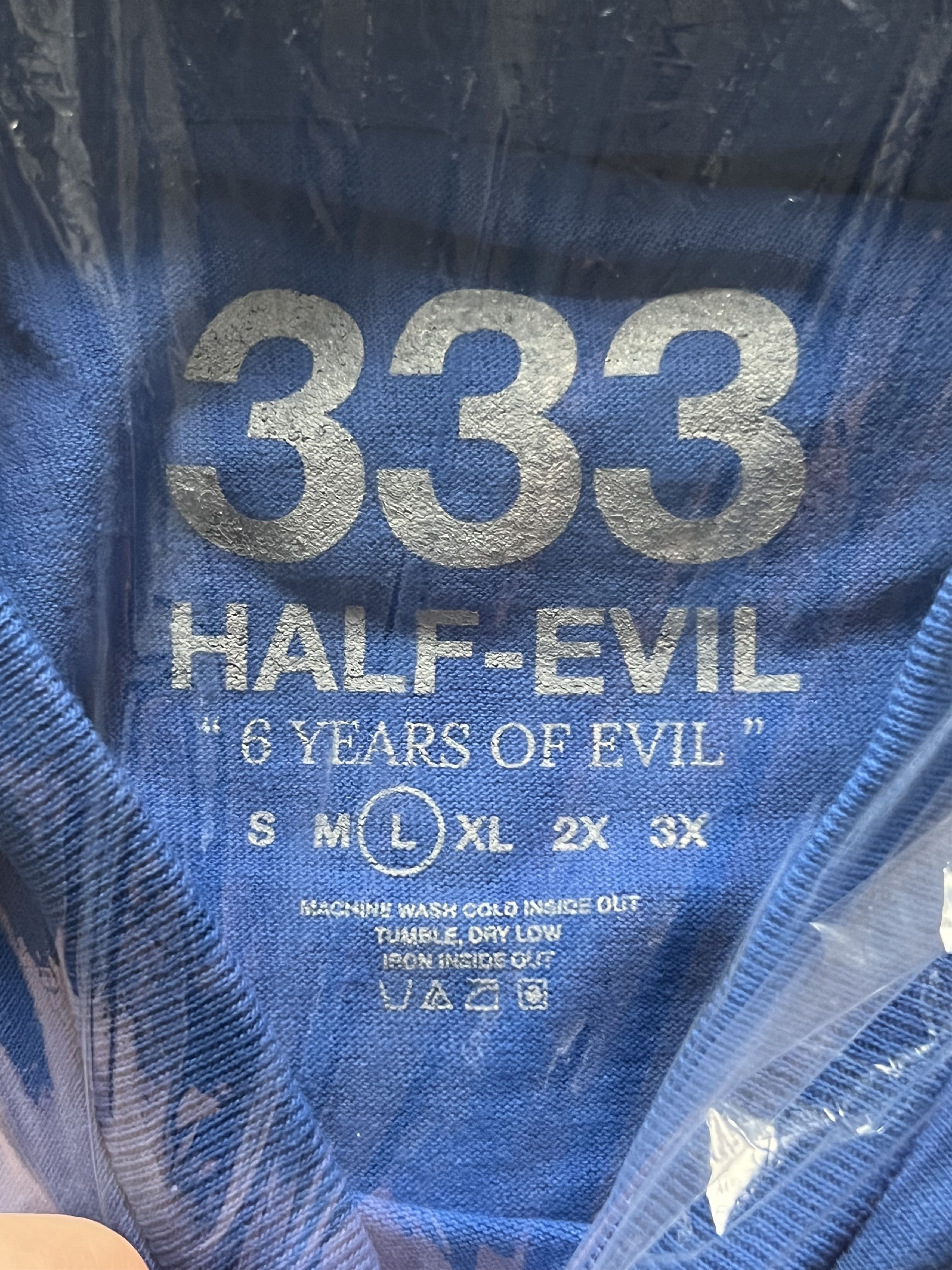 Half Evil Half Evil 6 Year Limited Edition Tee T-Shirt Blue Size L Size US L / EU 52-54 / 3 - 5 Thumbnail
