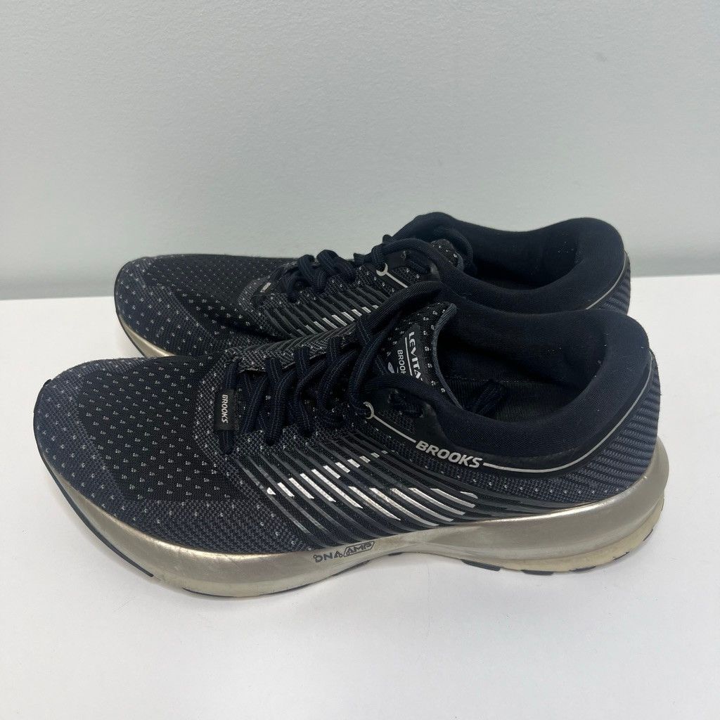 Brooks Brooks Levitate Black Silver Athletic Womens Shoes 8.5 Size US 8.5 / IT 38.5 - 6 Thumbnail