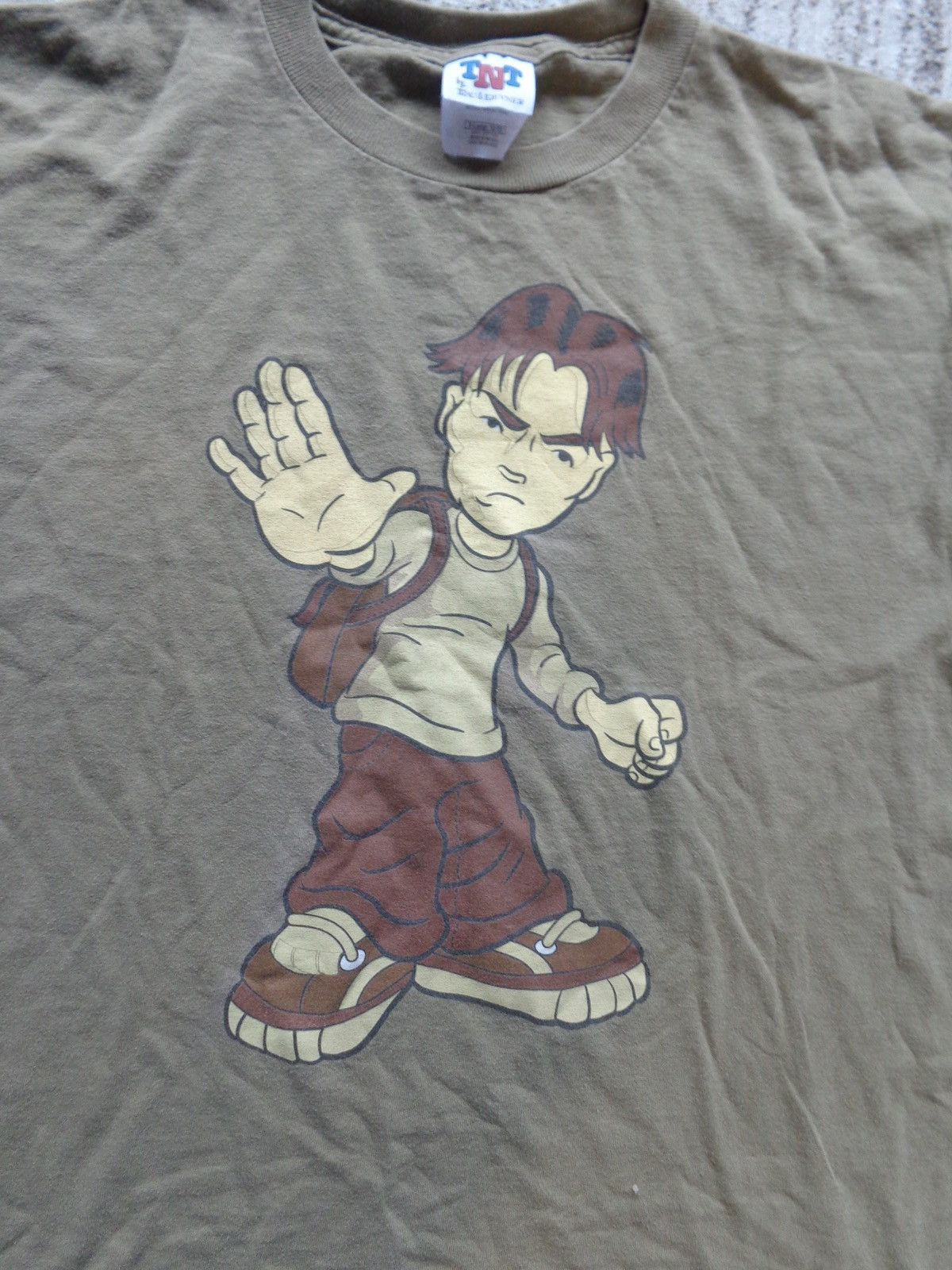 Japanese Brand Y2K 2000s Brats Spy streetwear guy t-shirt Size US XL / EU 56 / 4 - 2 Thumbnail