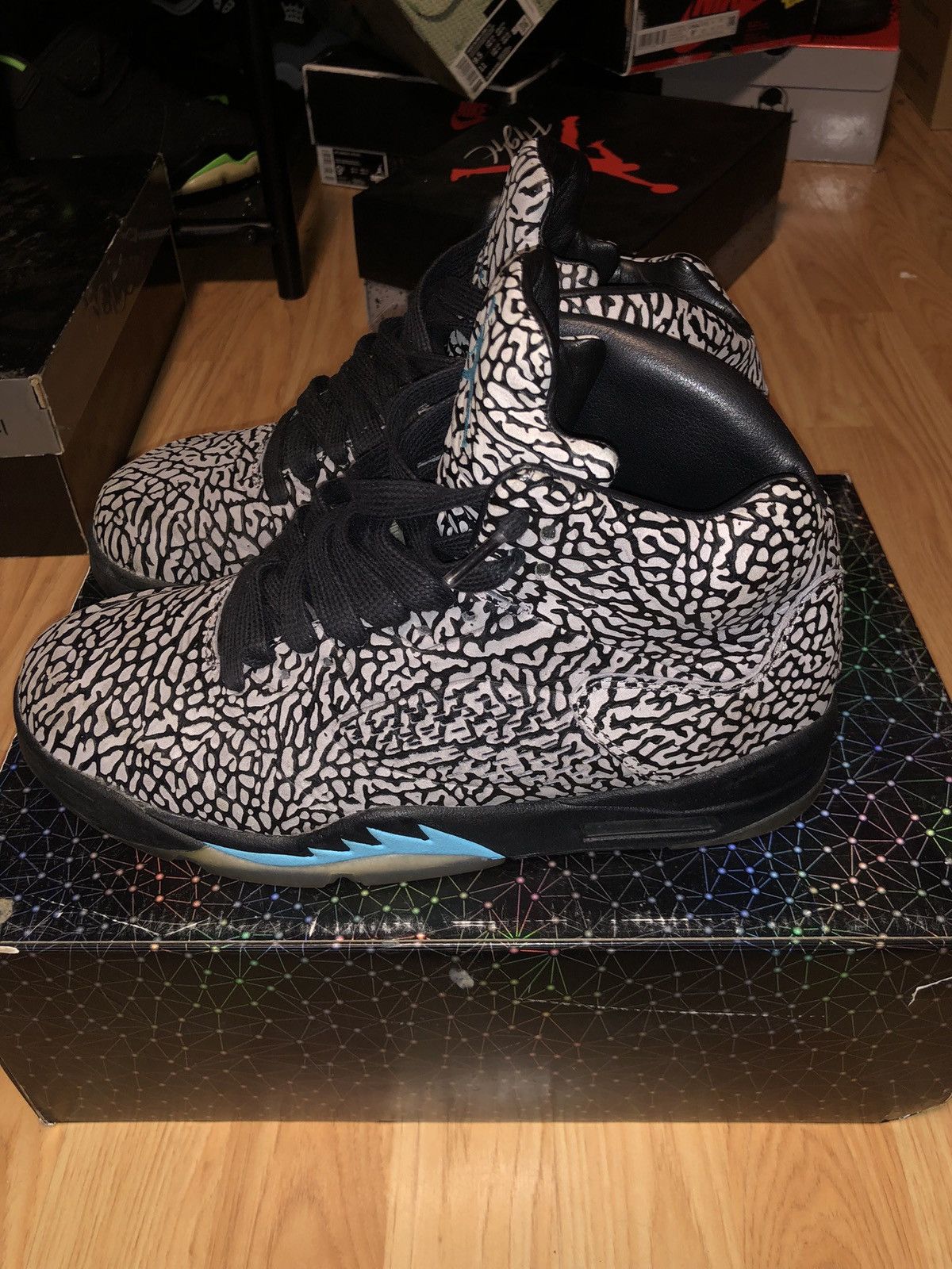Nike Air Jordan 5 Retro 3Lab5 Size - 9 Size US 9 / EU 42 - 2 Thumbnail
