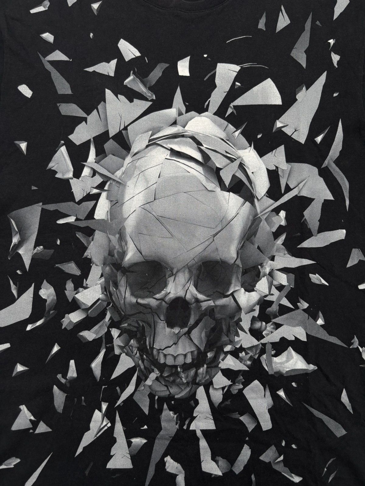 Alexander McQueen SS18 Dark Romantic Skull Print T-shirt Size US XS / EU 42 / 0 - 2 Thumbnail