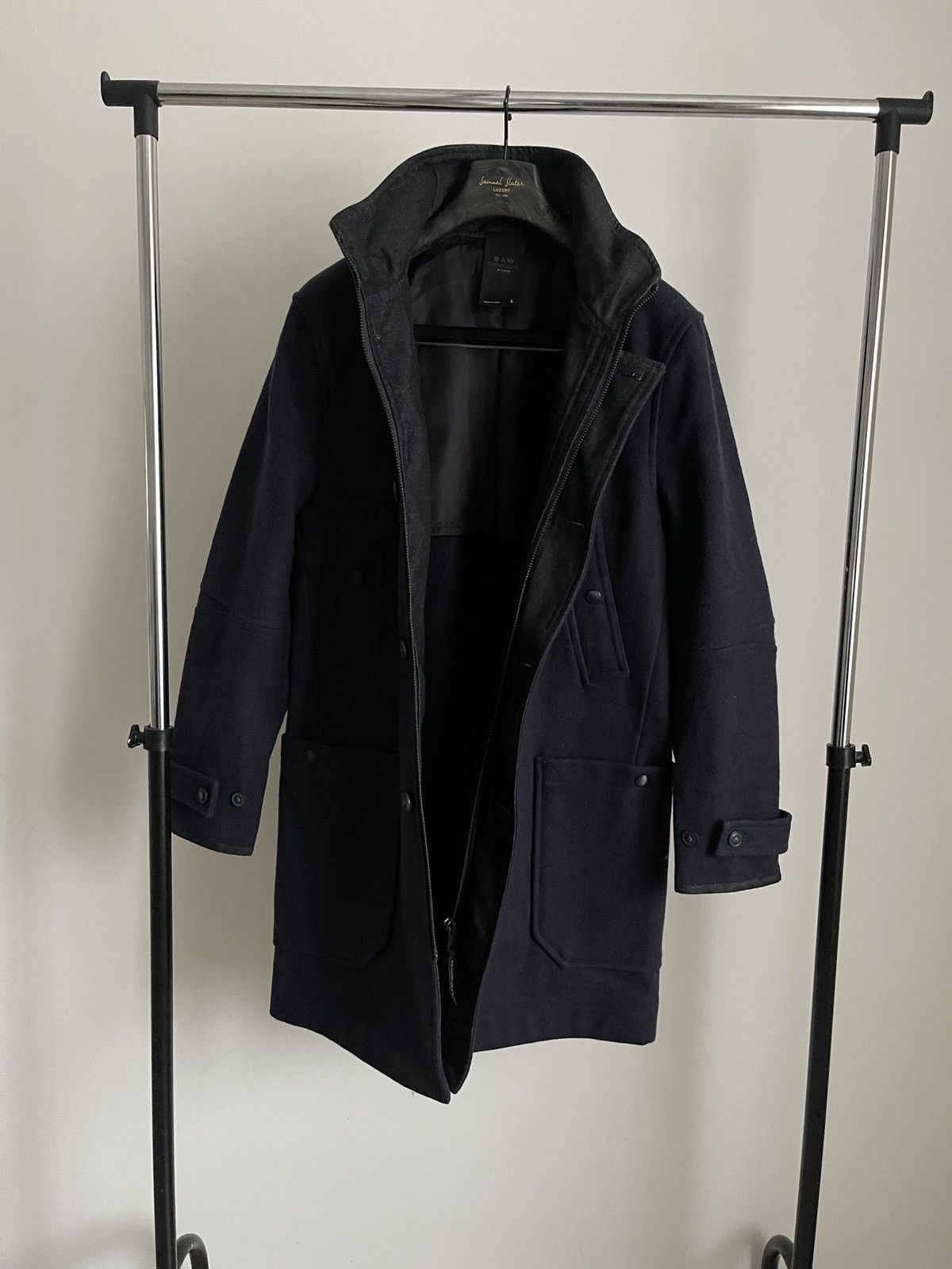 G-Star 🔥G-STAR RAW HEAVY DENIM OVERCOAT JACKET coat wool men’s Size US L / EU 52-54 / 3 - 7 Thumbnail
