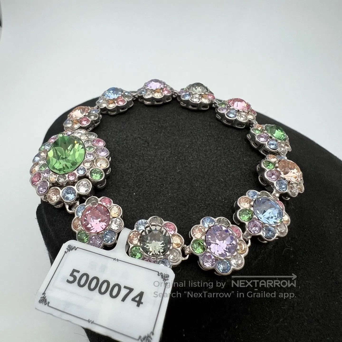 Miu Miu MIUMIU Colorful Crystal Bracelet. Size ONE SIZE - 2 Thumbnail
