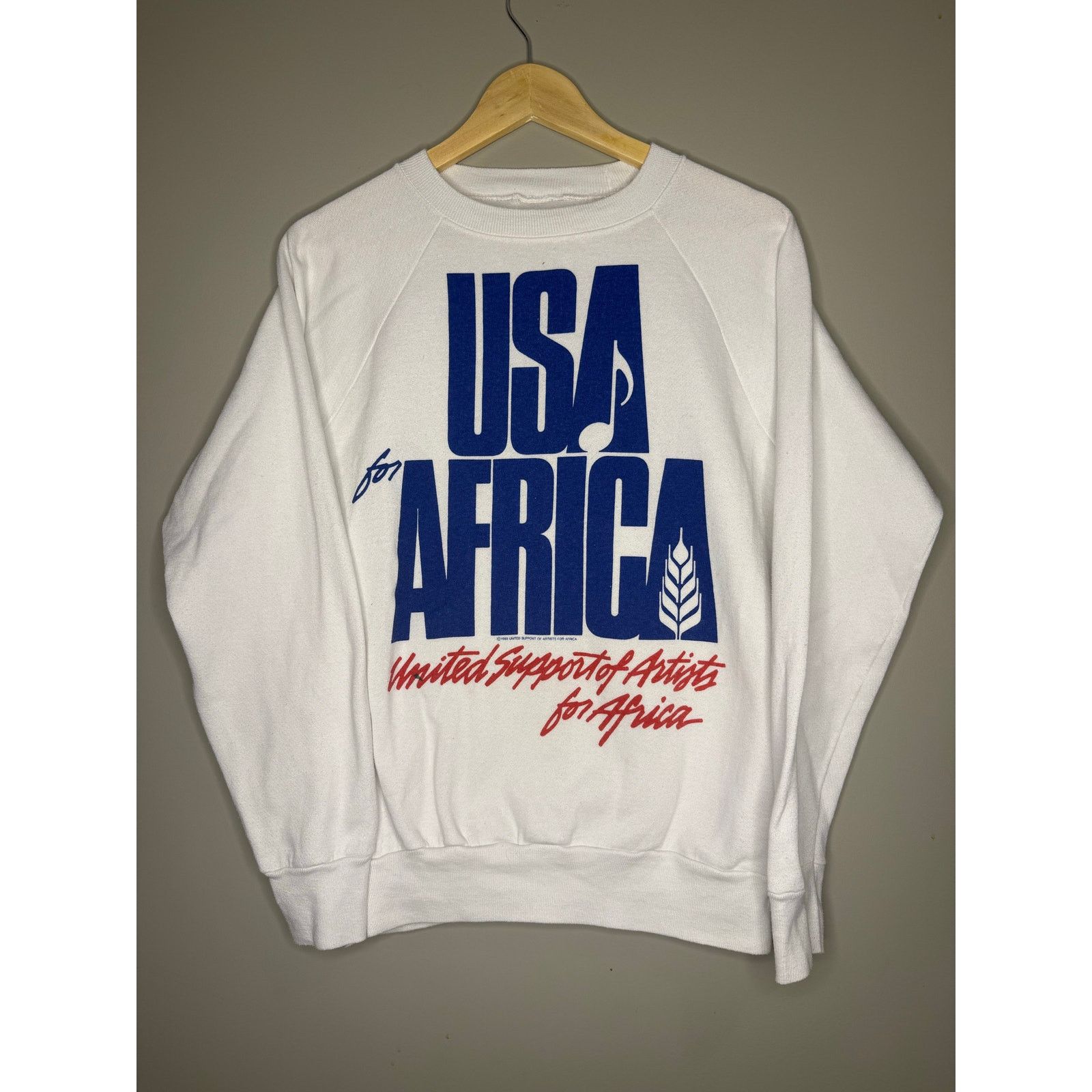 Vintage USA for Africa We Are The World Sweatshirt Michael