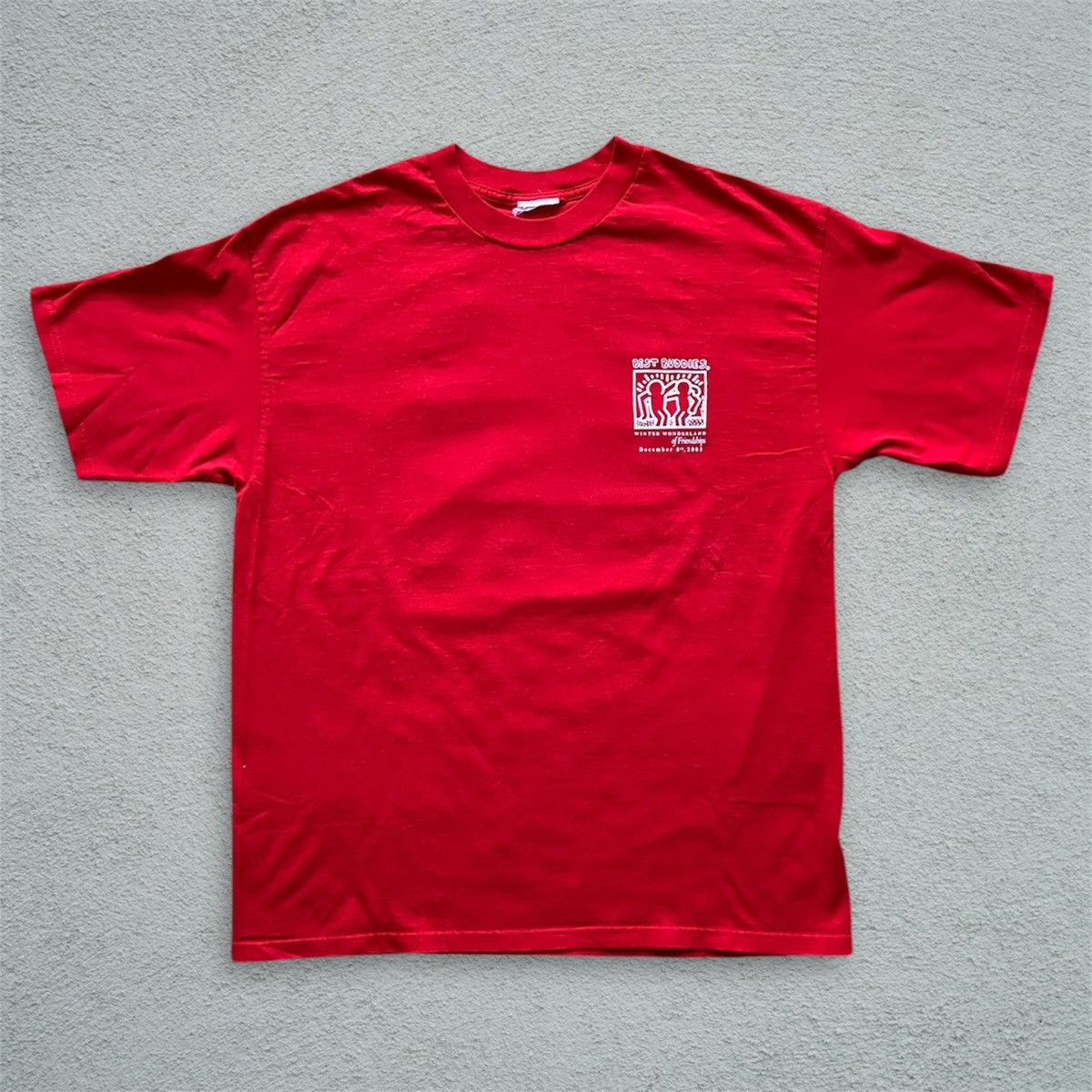 Other Vintage 2001 Keith Haring Best Buddies Art Tee Shirt Y2K XL Size US XL / EU 56 / 4 - 3 Thumbnail