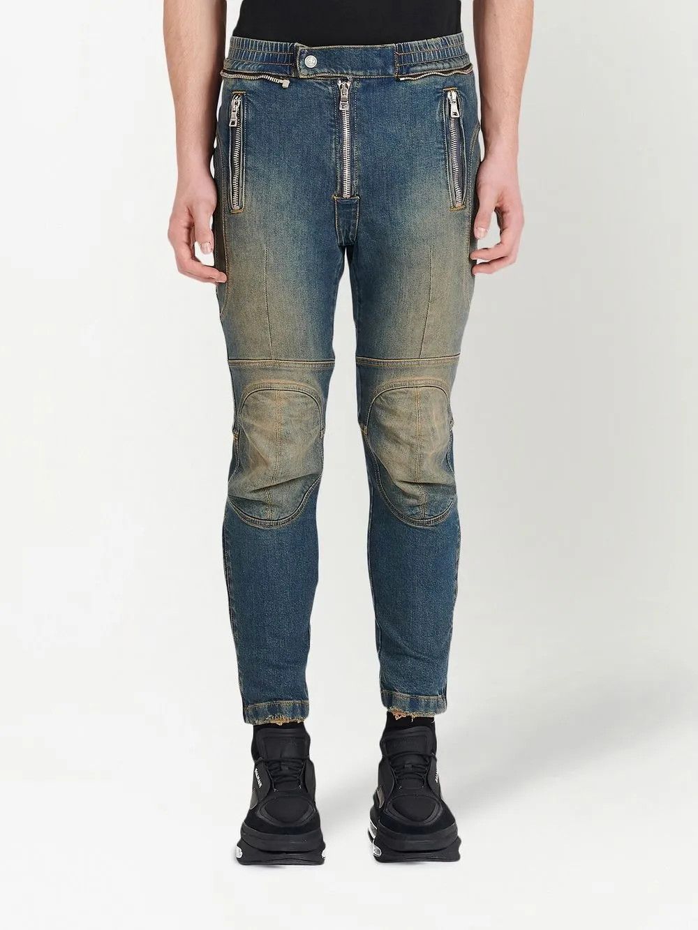 Balmain o1y0426 Denim Pant in Blue Size US 30 / EU 46 - 2 Thumbnail