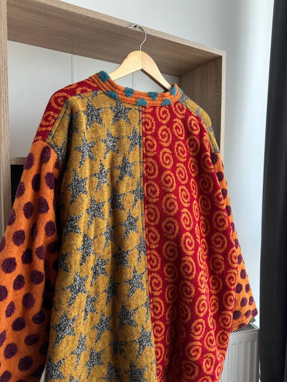 Japanese Brand × Vintage Vintage EARLY 90’S JO SHEFFIELD DESIGN Wool KNIT JACKET Size US L / EU 52-54 / 3 - 15 Thumbnail