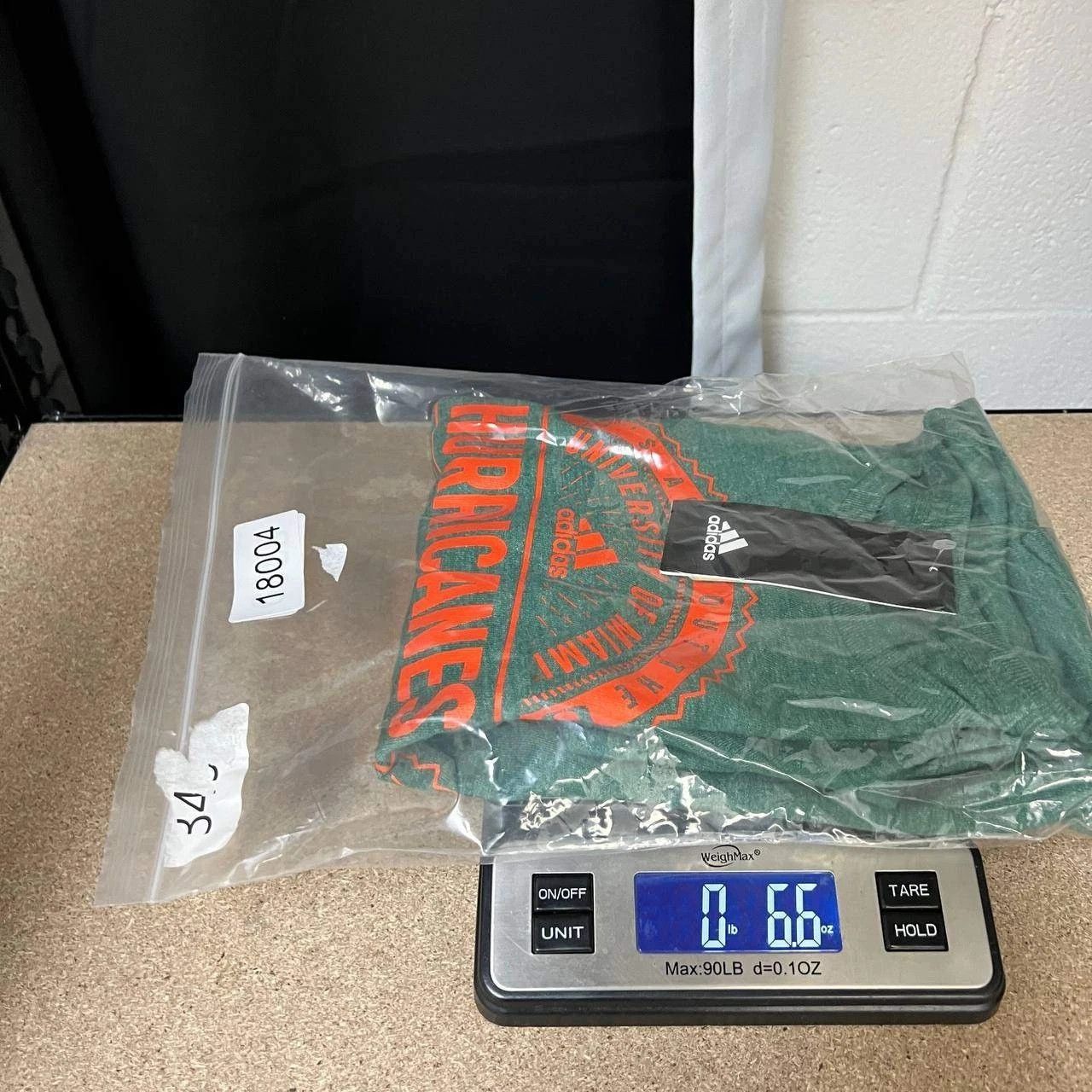 Adidas Miami Hurricanes Shirt Men Short Sleeve Crew Neck New L Size US L / EU 52-54 / 3 - 7 Thumbnail