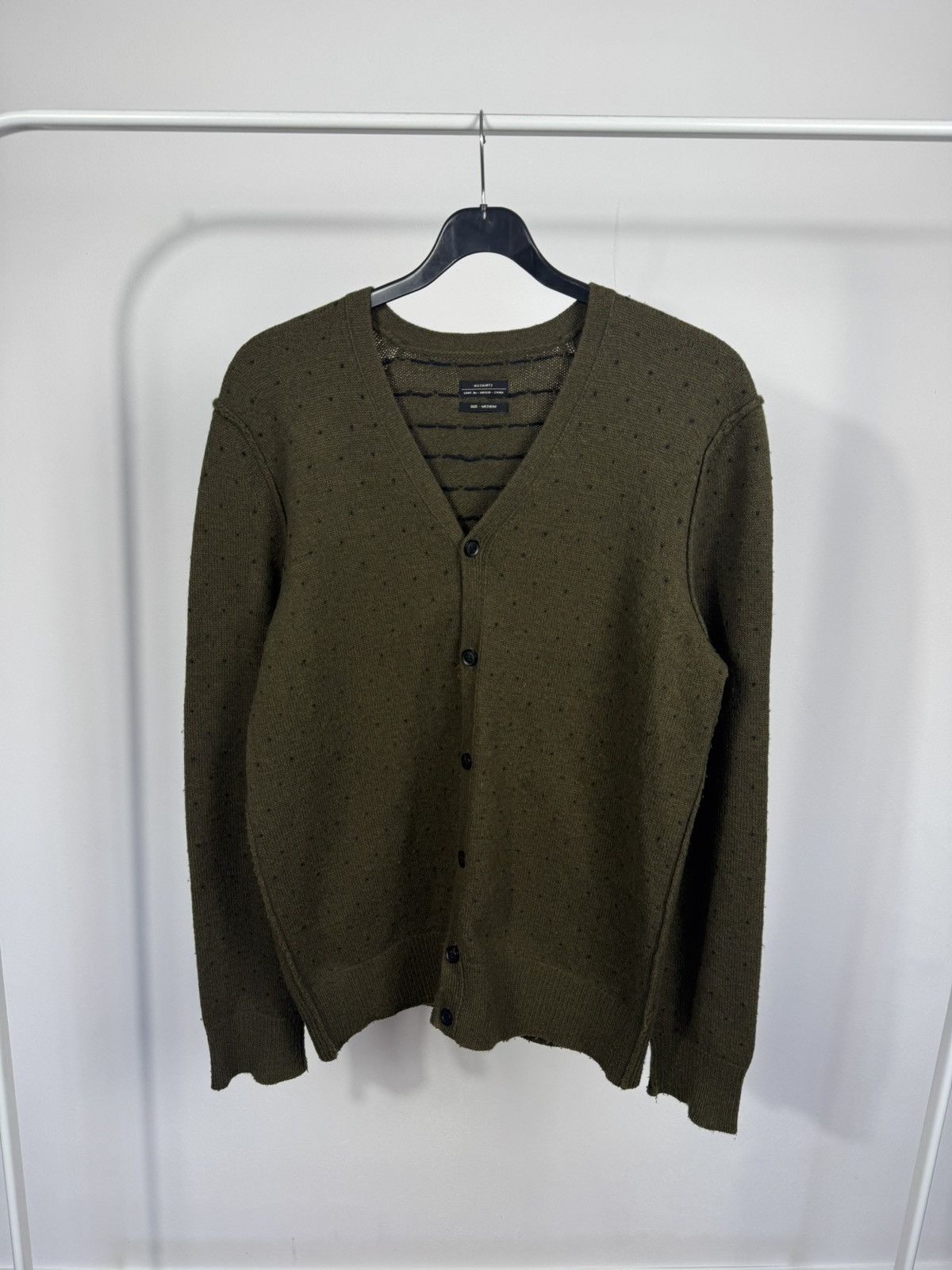 Allsaints AllSaints Hexen Wool Blend Button Cardigan Sweater Medium Size M / US 6-8 / IT 42-44 - 1 Thumbnail