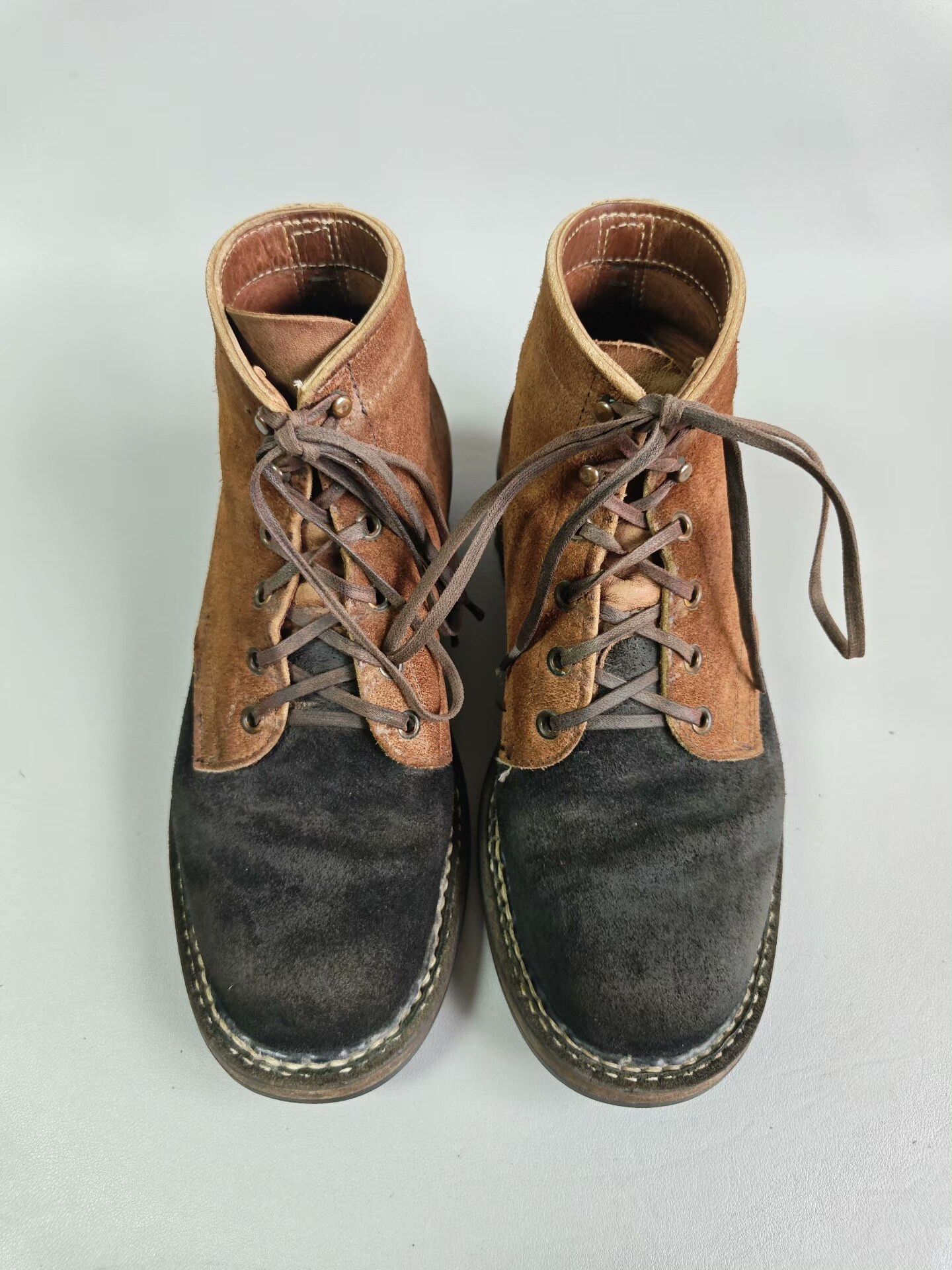 Other Brown Boots with Black Splicing Size US 6.5 / EU 39-40 - 1 Thumbnail