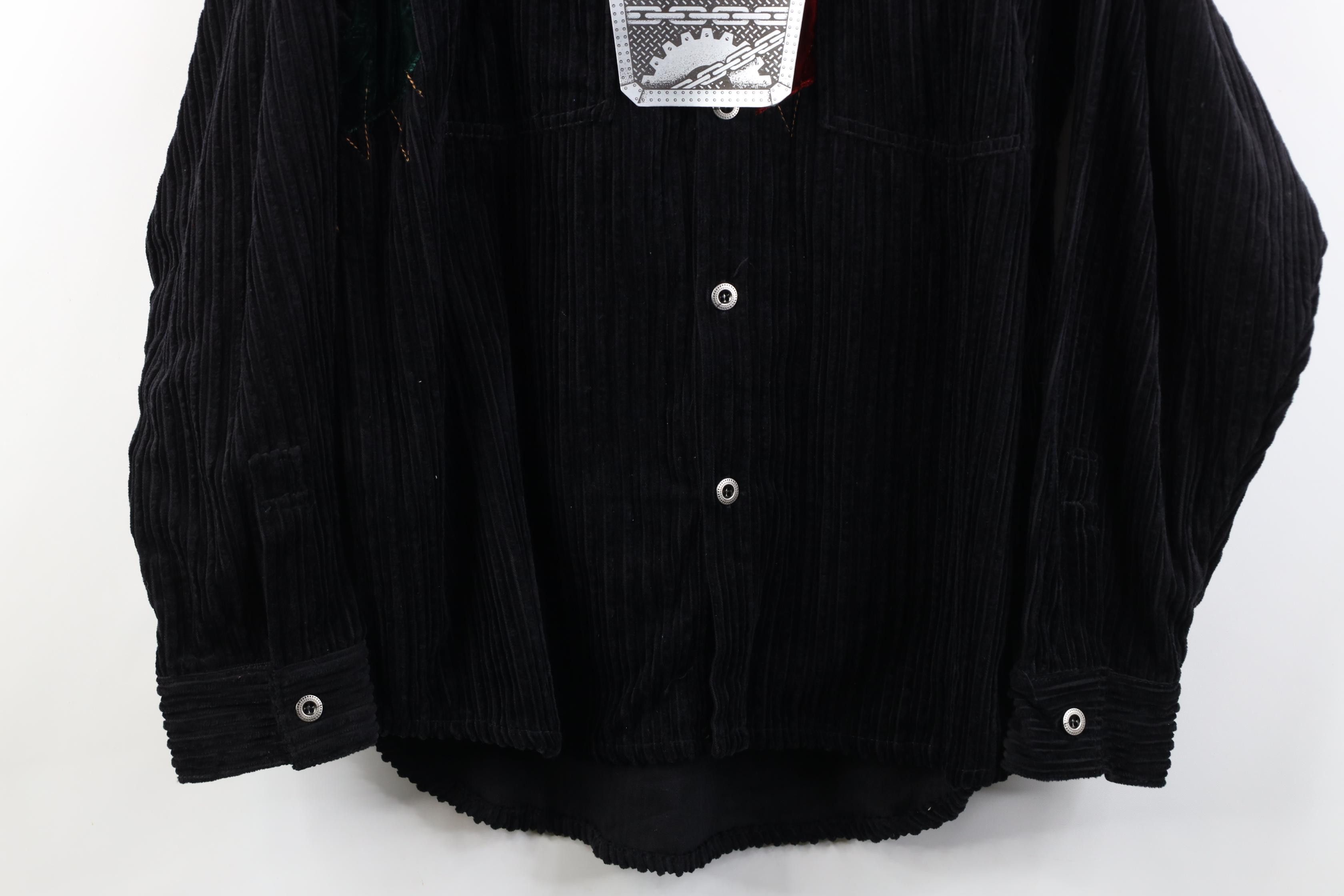 Vintage Deadstock Vintage 90s Streetwear Corduroy Button Shirt Size US L / EU 52-54 / 3 - 3 Thumbnail