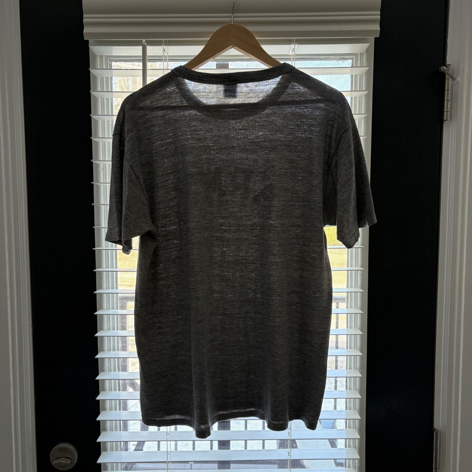 Russell Athletic × Vintage Vintage Paper Thin Burnout T-Shirt Men's Size L Gray THIN Size US L / EU 52-54 / 3 - 9 Thumbnail