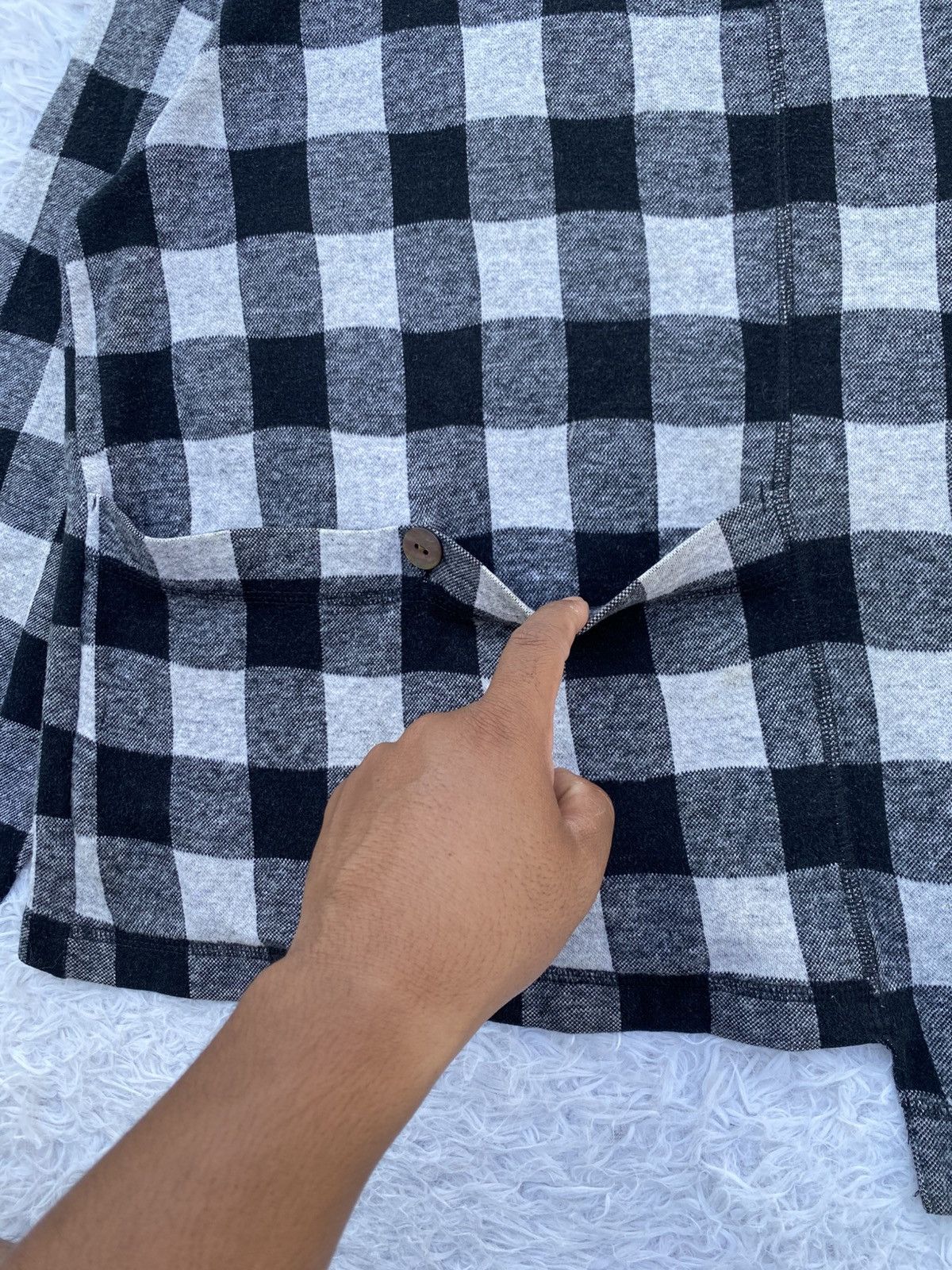 Issey Miyake Rare Vintage Hai Sporting Gear Checkered Flannel Sweater Size M / US 6-8 / IT 42-44 - 12 Thumbnail
