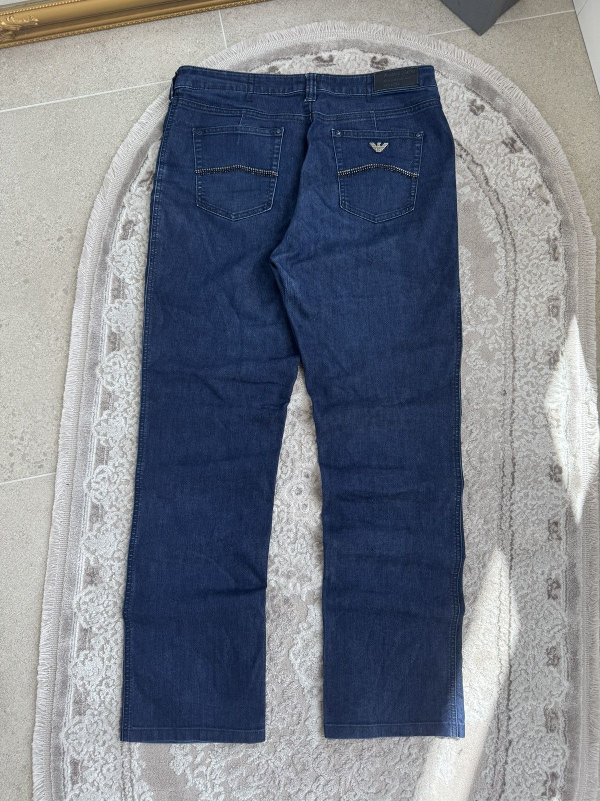 Armani Vintage Armani Jeans 90s Luxury Pants Solid Size 33 Archive Size US 33 - 1 Thumbnail