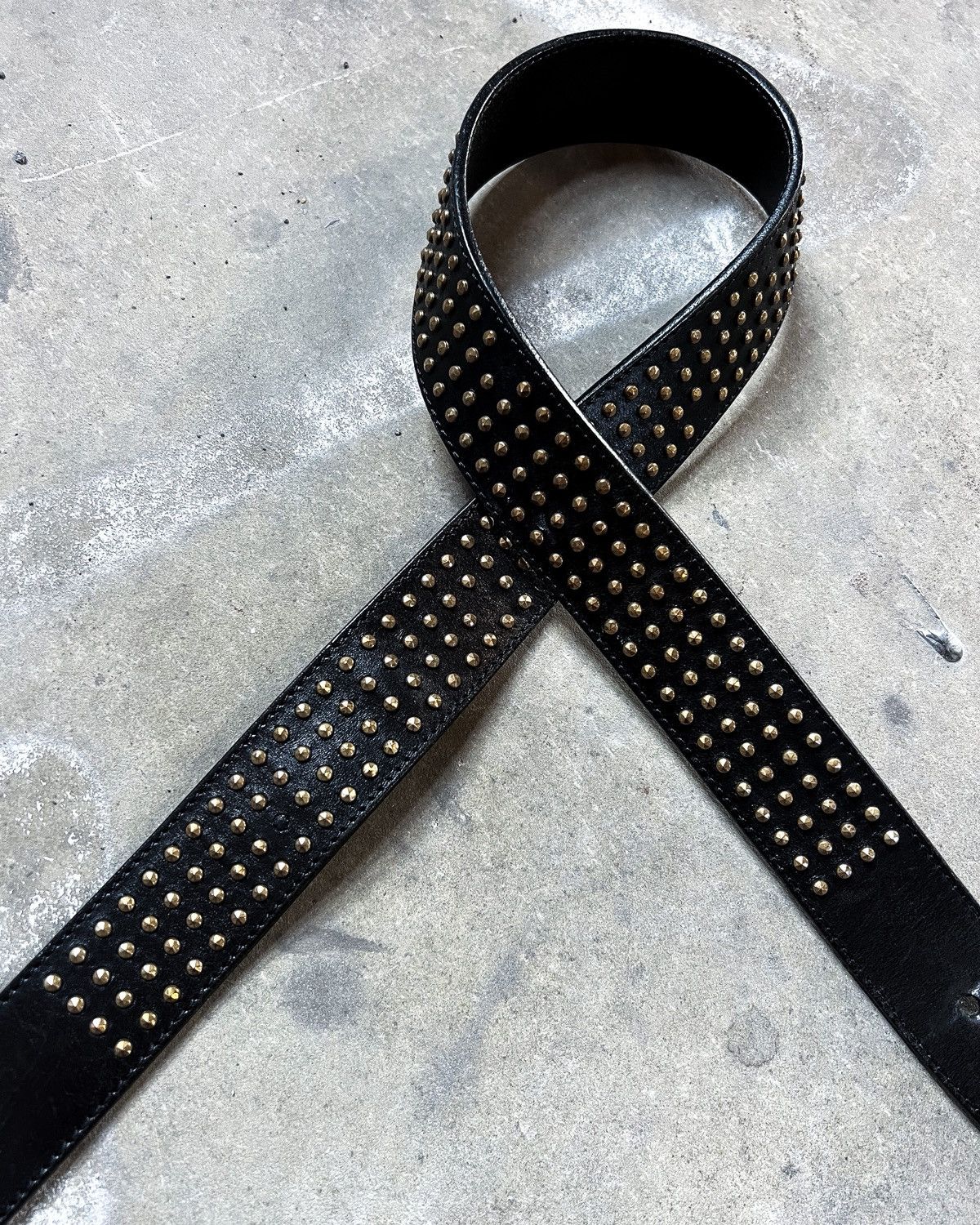 Dior AW05 Studded Belt by Hedi Slimane Size ONE SIZE - 4 Thumbnail
