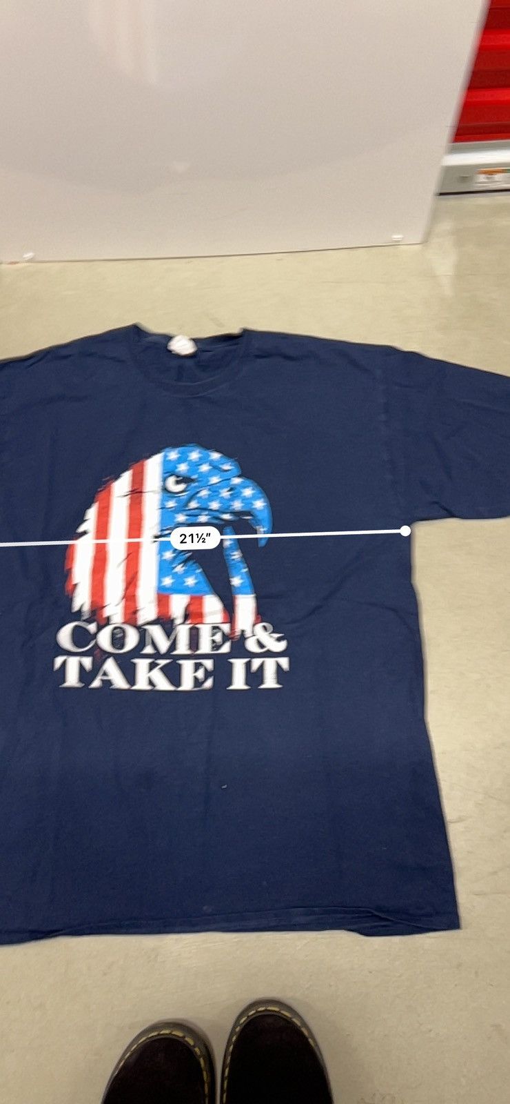 Vintage Vintage USA “Come & Take It” Eagle Tee Size US XL / EU 56 / 4 - 5 Thumbnail