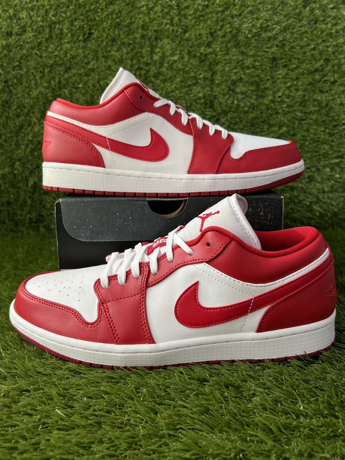 image of Jordan Nike Air Jordan 1 Low Gym Red Size 10 Shoes, Men's