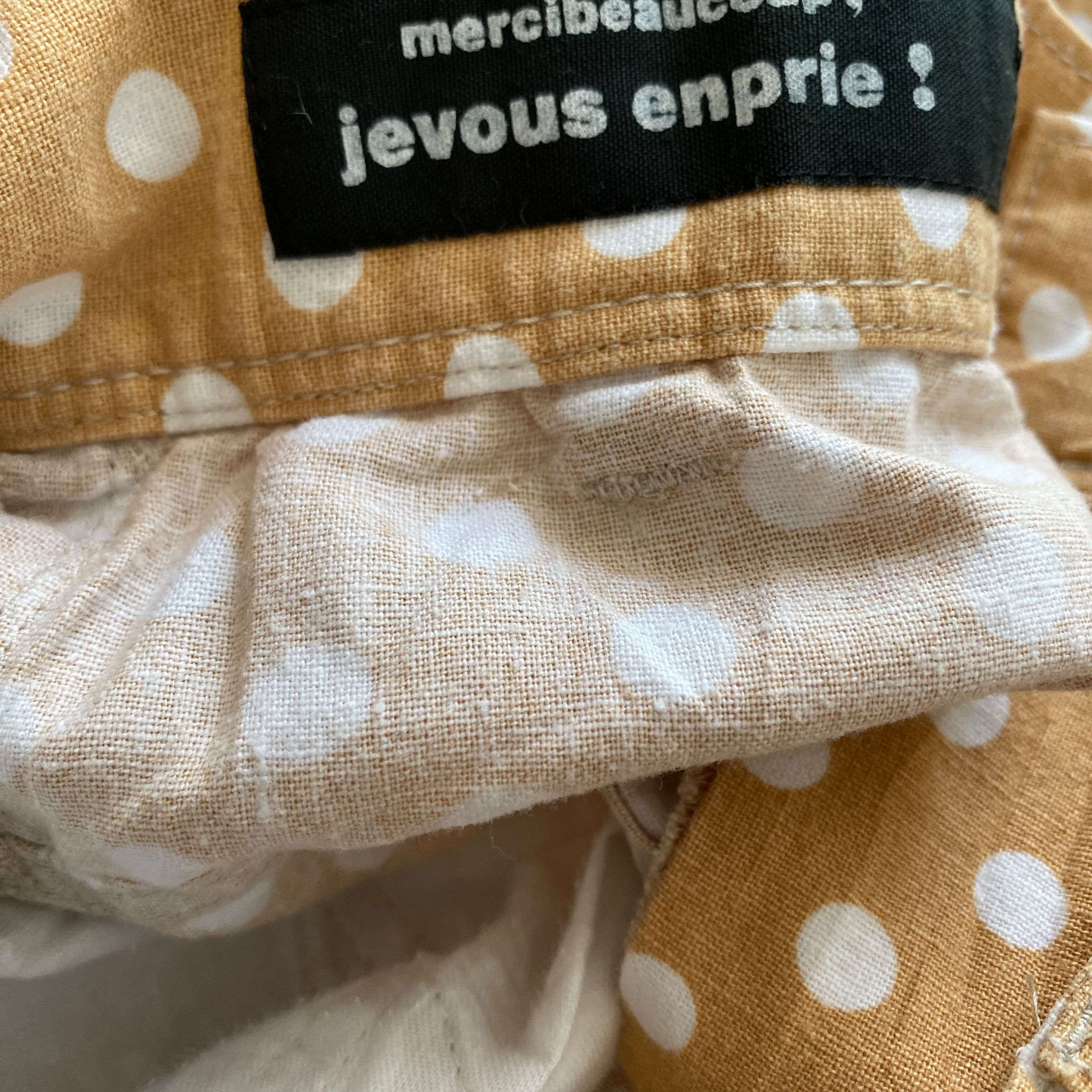 Japanese Brand × mercibeaucoup Vintage Mercibeaucoup by Issey Miyake Polkadot Shorts Pants Size 29" - 5 Thumbnail