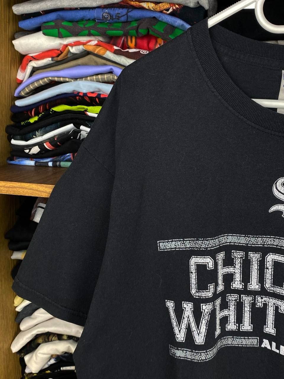 Jerzees Vintage Chicago White Sox 90s "All In" Graphic Tee Size US XL / EU 56 / 4 - 2 Thumbnail