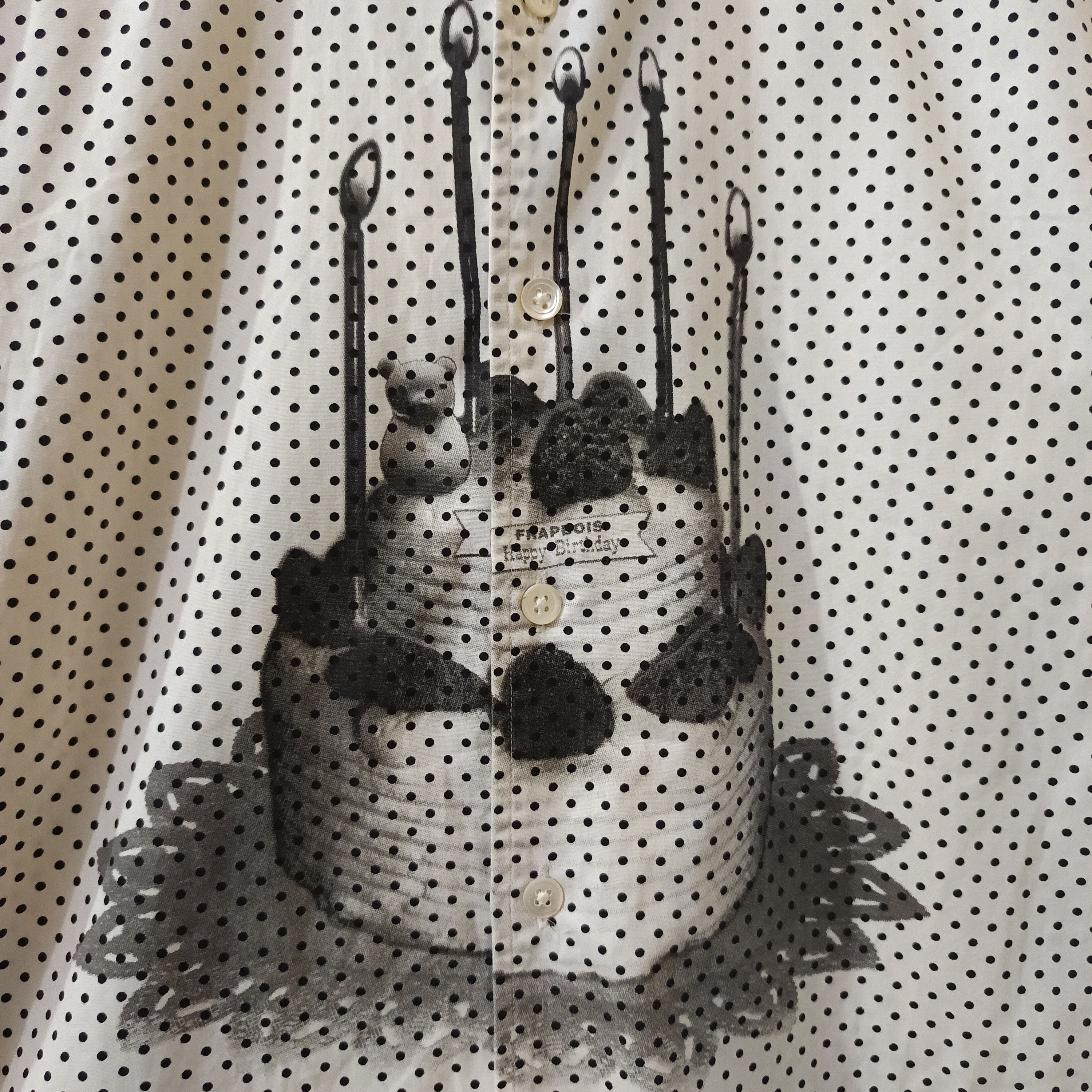 Frapbois × Issey Miyake FRAPBOIS HAPPY BIRTHDAY CAKE PRINT SHIRT Size US M / EU 48-50 / 2 - 2 Thumbnail