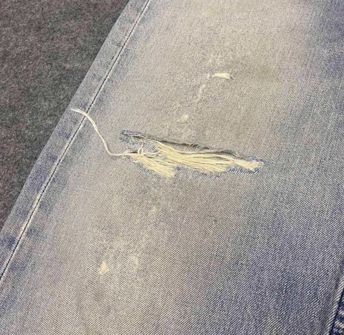 Levi's 💥Baggy💥Vintage Levis 504 Distressed Denim Size US 34 / EU 50 - 14 Thumbnail