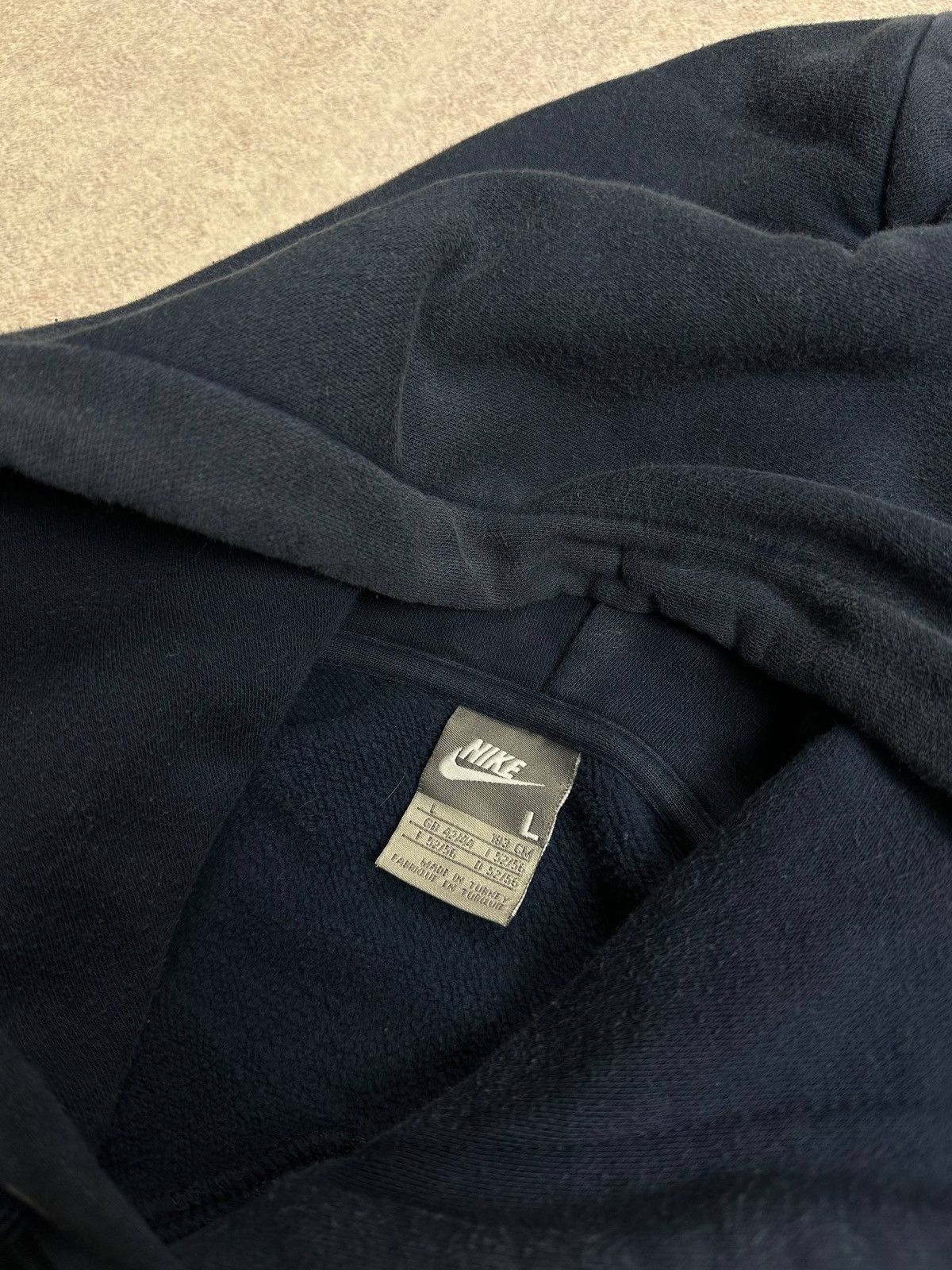 Nike Vintage 90s Nike Swoosh Boxy Hoodie Rare Y2K L Size US L / EU 52-54 / 3 - 4 Thumbnail