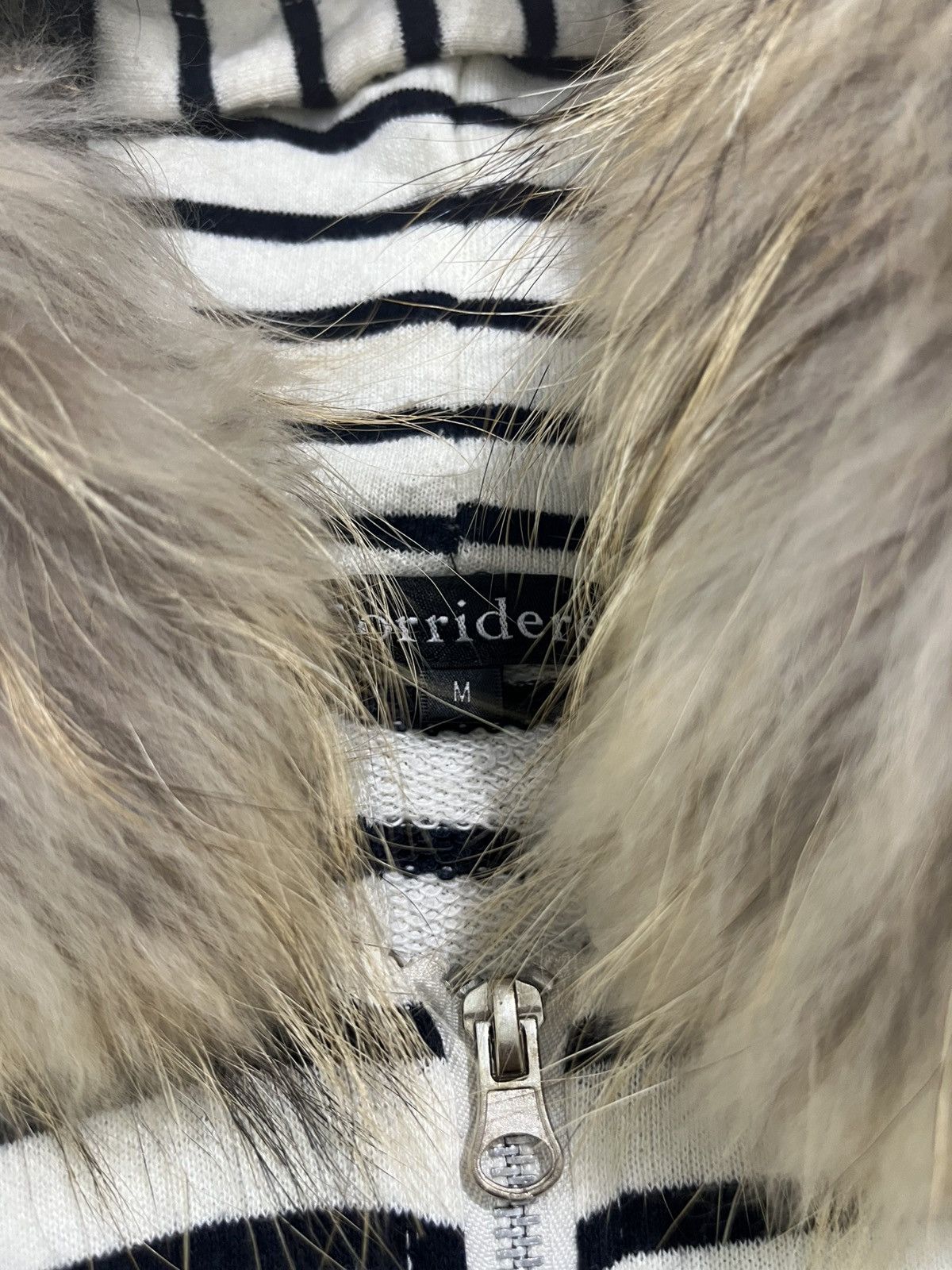 Hysteric Glamour Sorridere fauxfur striped hoodie Size US M / EU 48-50 / 2 - 3 Thumbnail