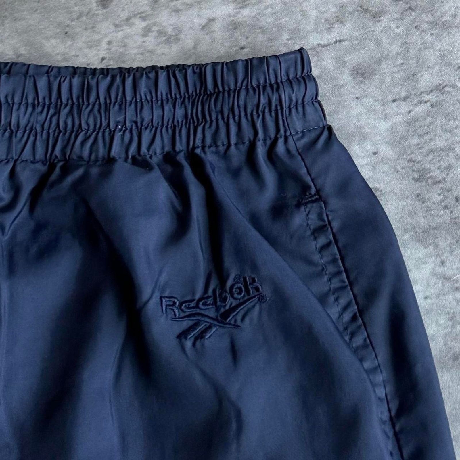 Japanese Brand × Reebok × Vintage Vintage Y2K Reebok Blue Baggy Grunge Opium Tech Sweatpants Size US 36 / EU 52 - 3 Thumbnail
